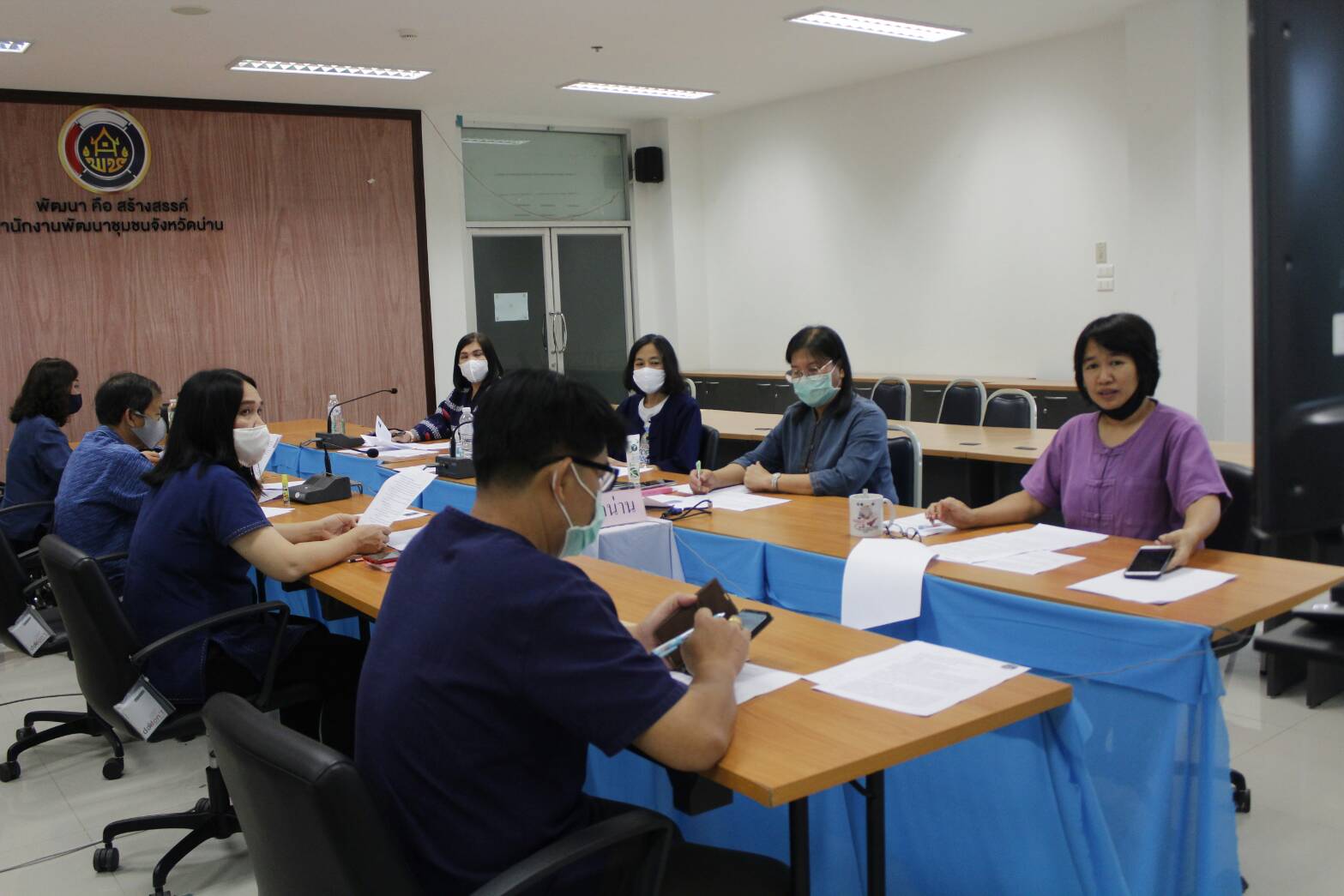 @น่าน : ประชุมคณะกรรมการคัดเลือก การจัดการความรู้ดีเด่น ในประเภทบุคคลและหน่วยงาน