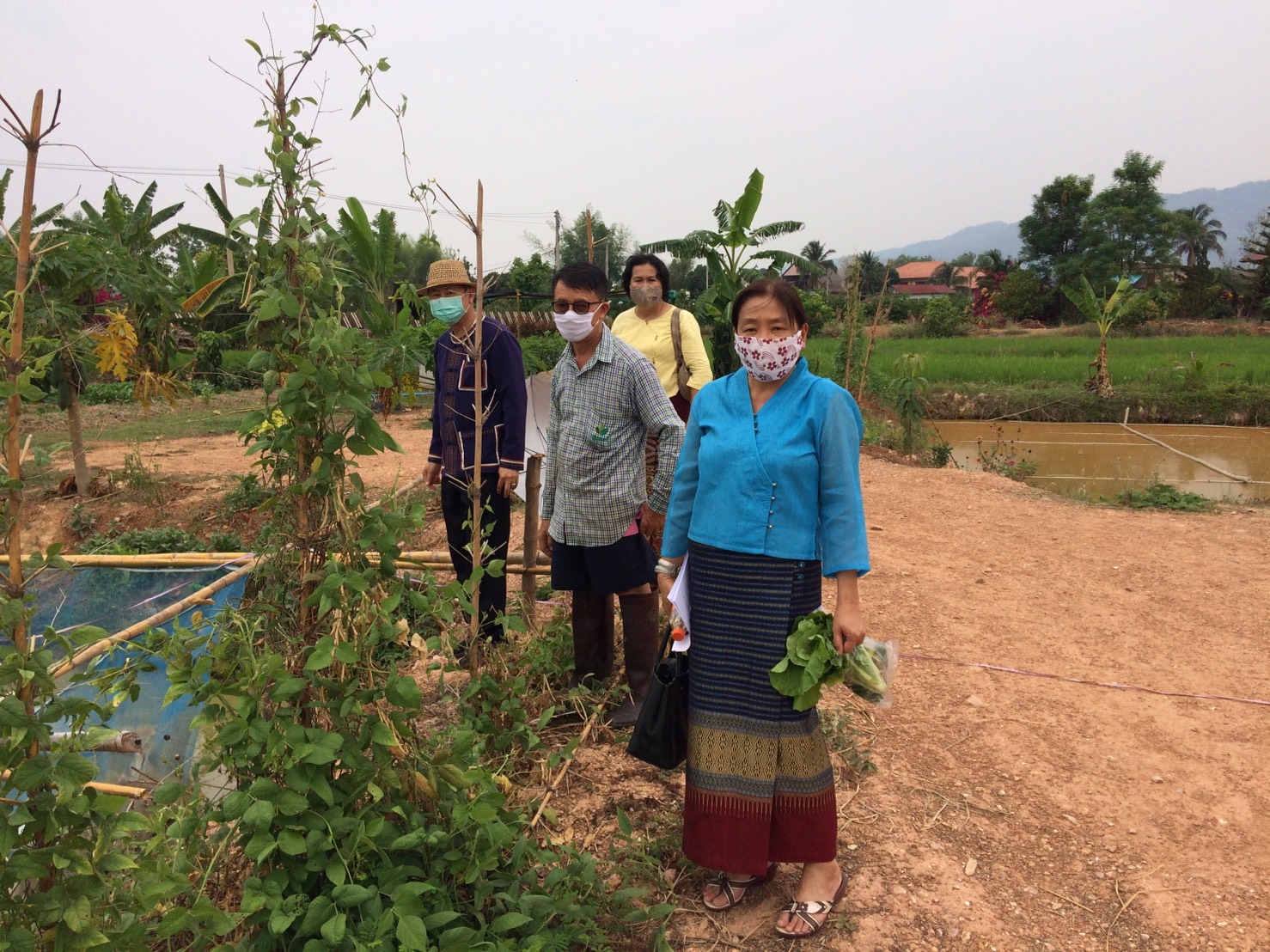 @น่าน : สพจ.น่าน ติดตามสนับสนุนการดำเนินงานเกษตรทฤษฏีใหม่ “โคก หนอง นา โมเดล”