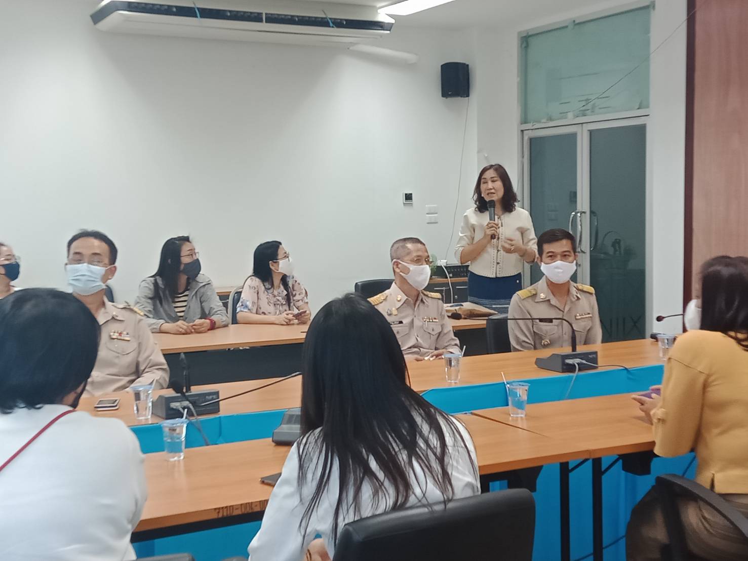 @น่าน : รับรายงานตัวข้าราชการที่ได้รับการแต่งตั้ง (ย้าย) มาปฏิบัติราชการ สังกัดสำนักงานพัฒนาชุมชนจังหวัดน่าน