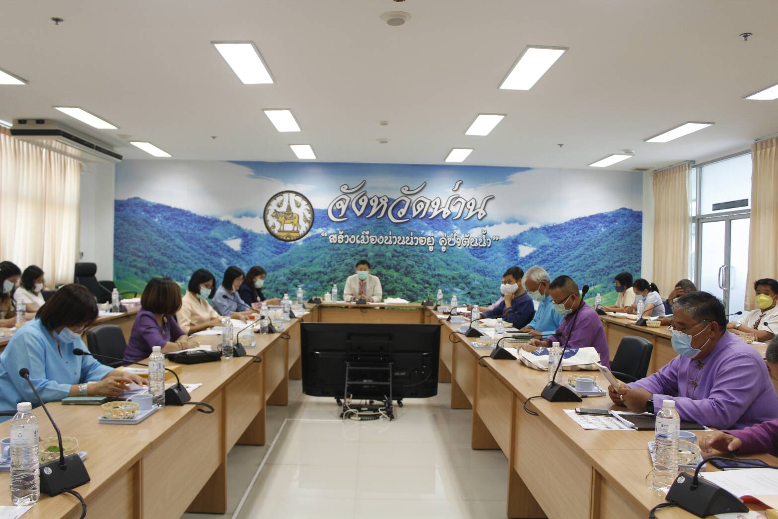 @น่าน : ประชุมพัฒนาการอำเภอและนักวิชาการพัฒนาชุมชนจังหวัดน่านครั้งที่ 4/2563