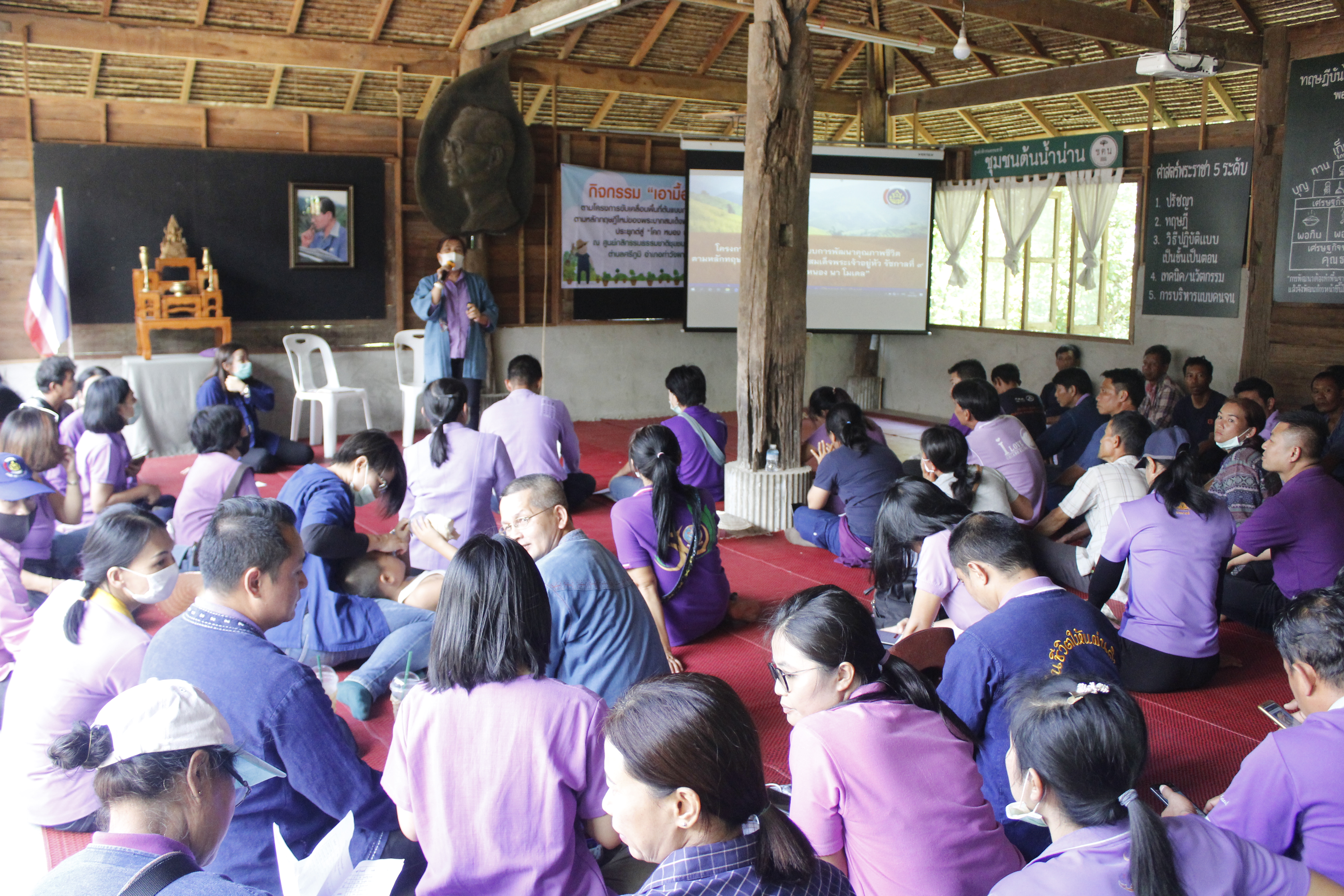“พช.น่าน ส่งเสริมผู้นำต้นแบบการพัฒนาคุณภาพชีวิตฯ น้อมนำแนวทางเศรษฐกิจพอเพียงศาสตร์พระราชา ประยุกต์สู่ “โคก หนอง นา โมเดล”