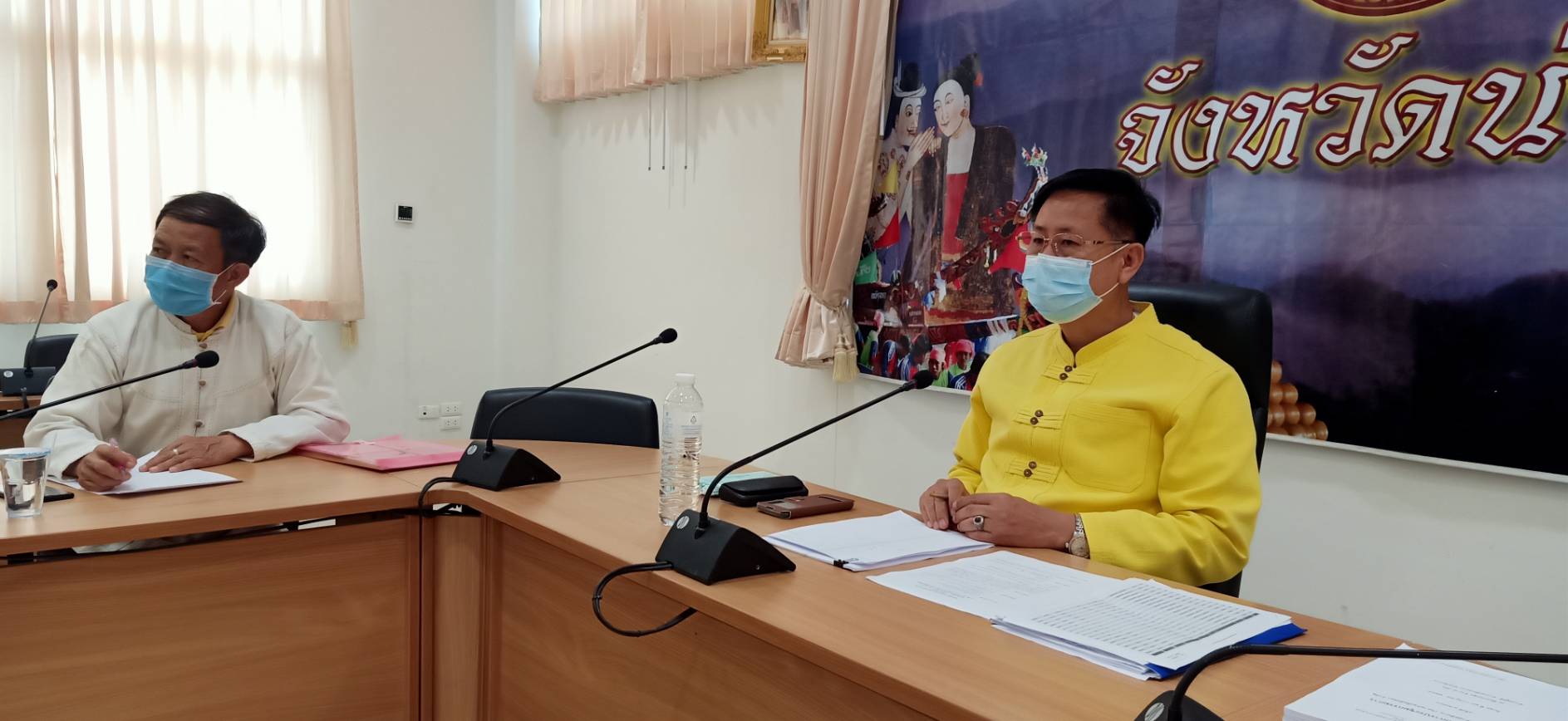 @น่าน : ประชุมกรมการพัฒนาชุมชนครั้งที่ 7/2563 ผ่านระบบ Video Conference กระทรวงมหาดไทย