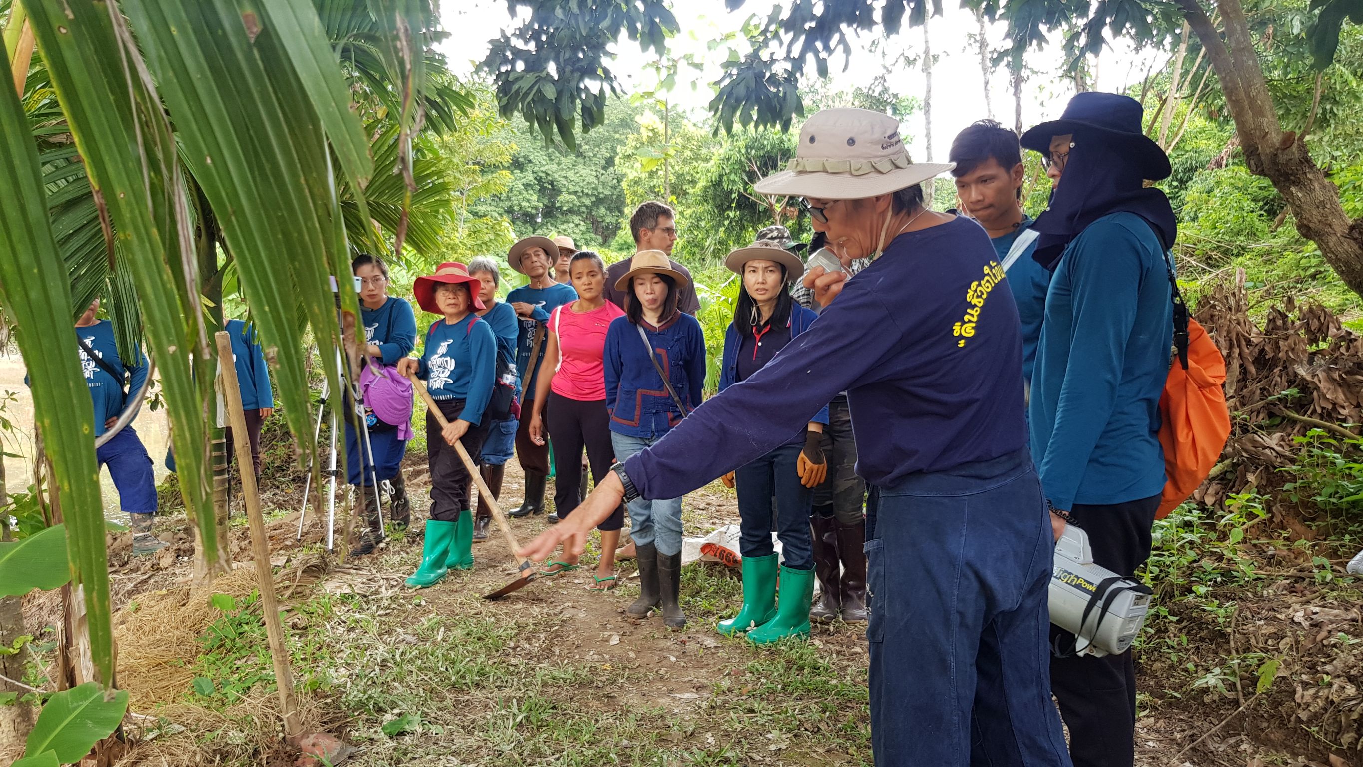 @น่าน : กิจกรรมพื้นที่ต้นแบบการพัฒนาคุณภาพชีวิตตามหลักทฤษฎีใหม่ประยุกต์สู่ “โคก หนอง นา โมเดล”