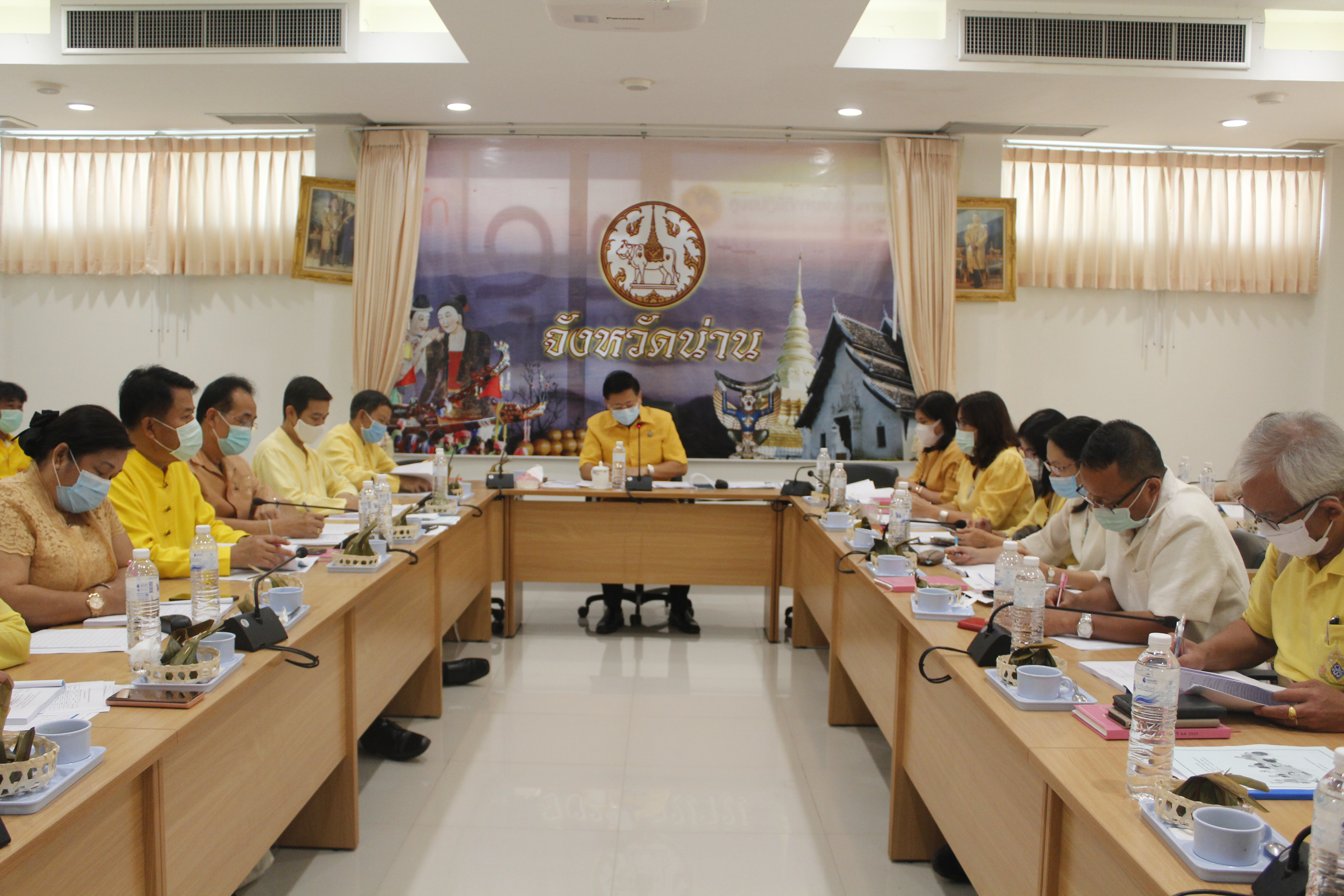 @น่าน : ประชุมพัฒนาการอำเภอและนักวิชาการพัฒนาชุมชนจังหวัดน่าน ครั้งที่ 5/2563