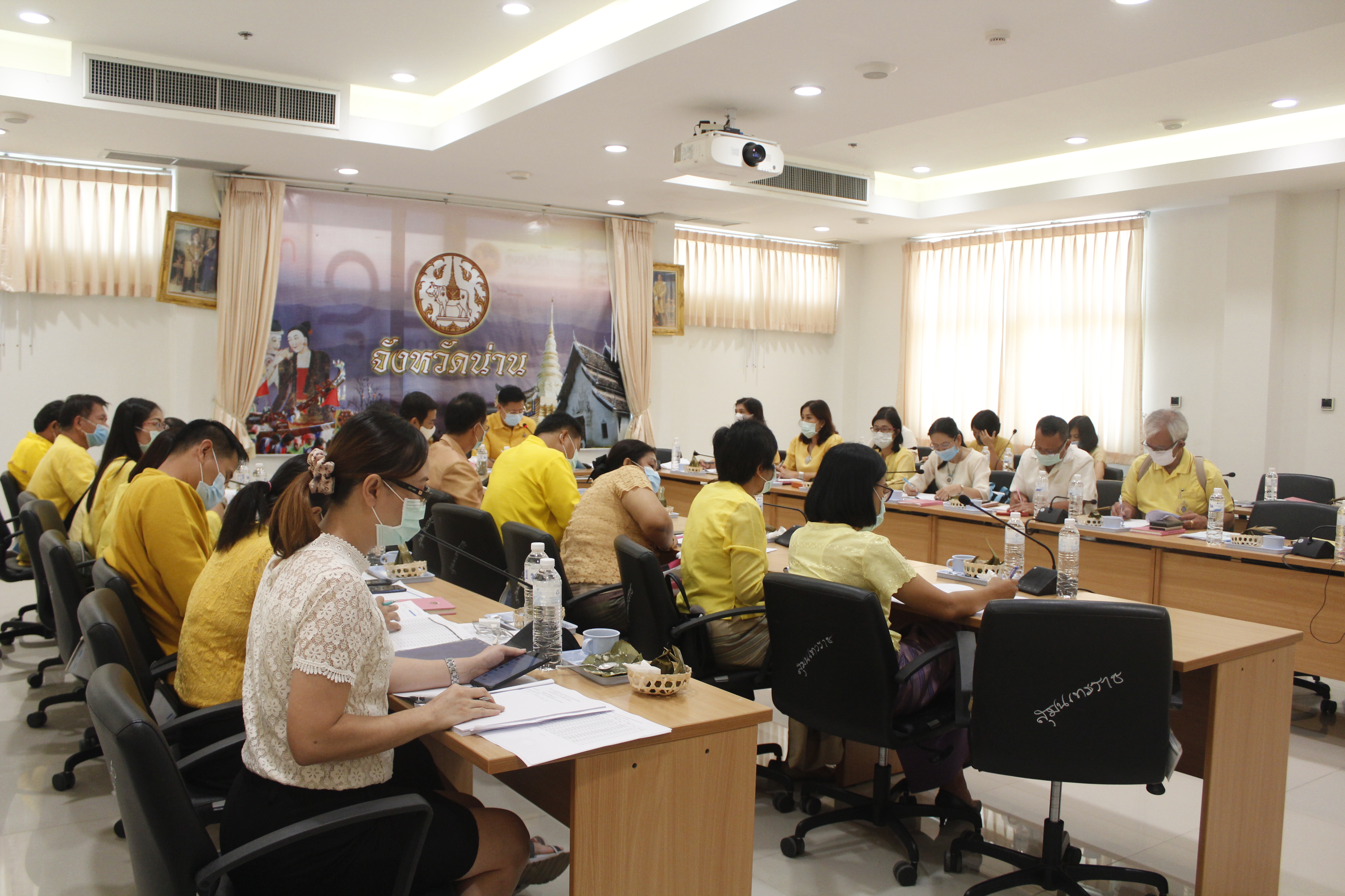 @น่าน : ประชุมพัฒนาการอำเภอและนักวิชาการพัฒนาชุมชนจังหวัดน่าน ครั้งที่ 5/2563