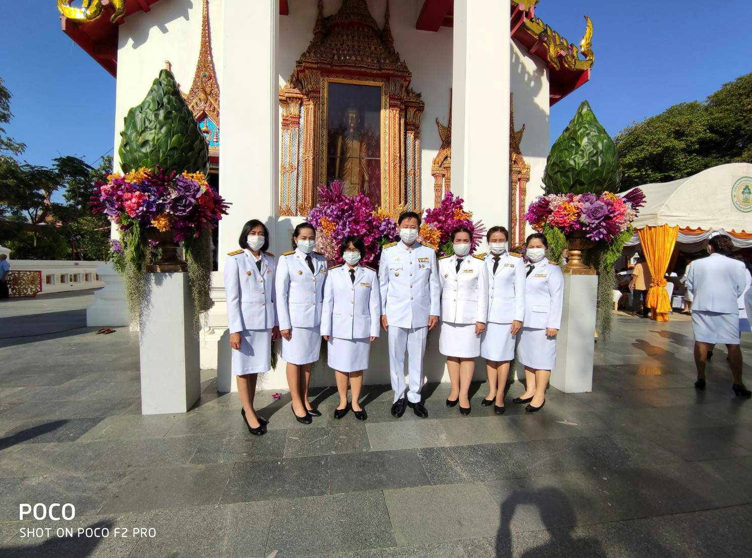 @น่าน : ร่วมพิธีถวายผ้าพระกฐินพระราชทานกรมการพัฒนาชุมชน ประจำปีพุทธศักราช 2563