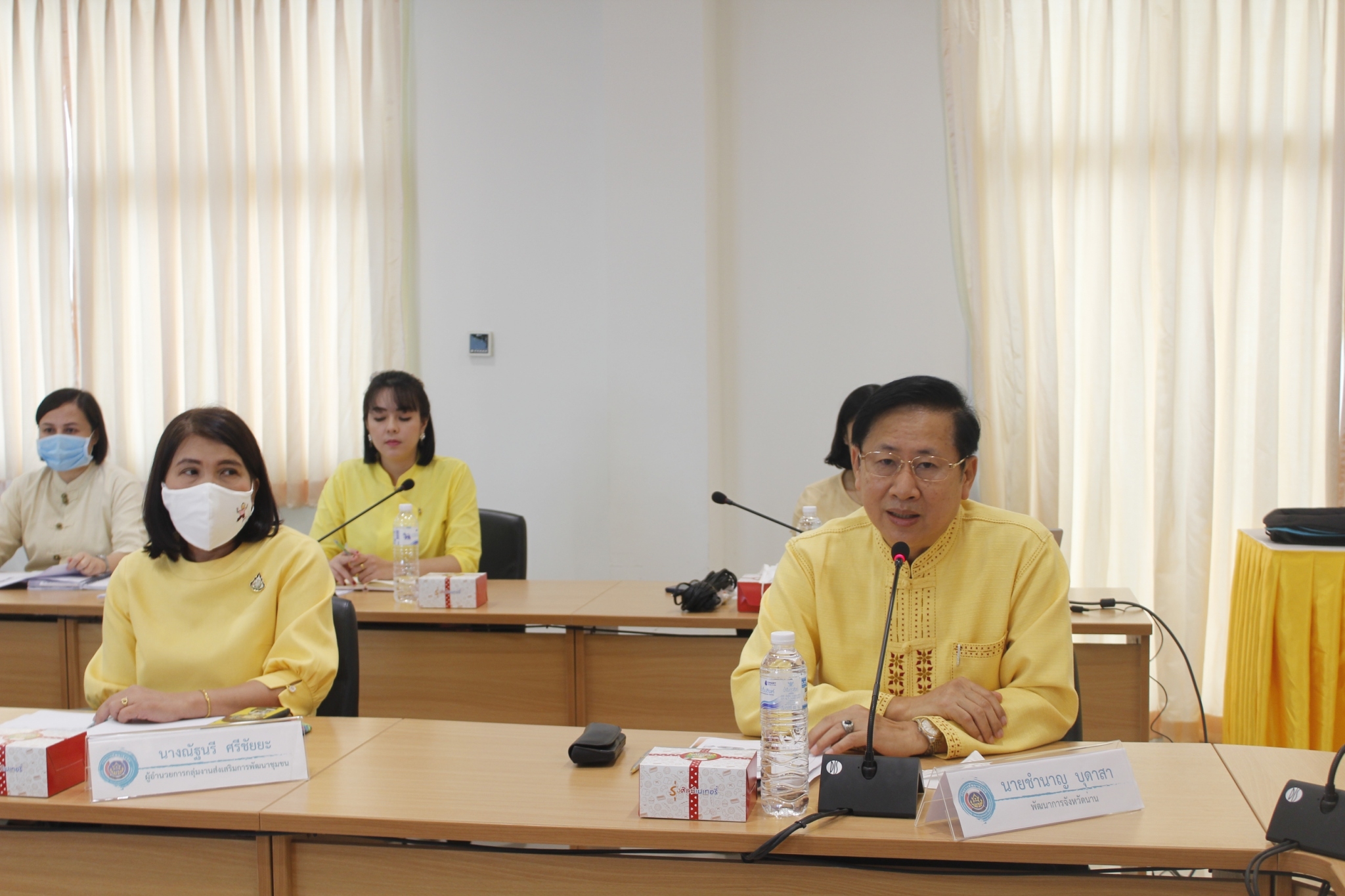 @น่าน : นายวิฑูรย์ นวลนุกูล ผู้ตรวจราชการฯ เขตตรวจราชการที่ 16 ลงพื้นที่ติดตามการขับเคลื่อนงานพัฒนาชุมชนจังหวัดน่าน (วันที่ 1)