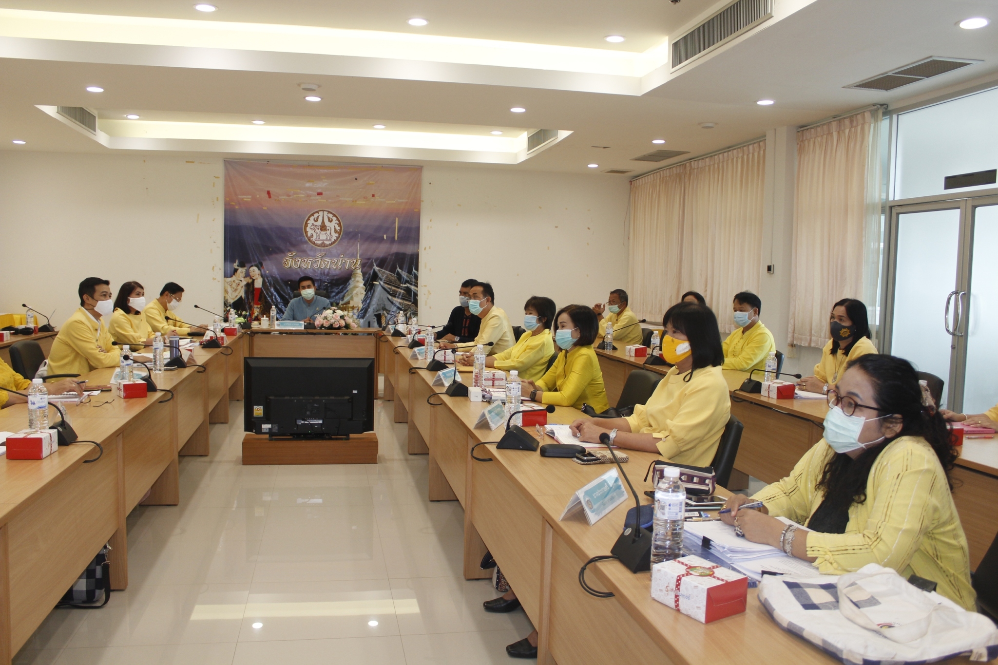 @น่าน : นายวิฑูรย์ นวลนุกูล ผู้ตรวจราชการฯ เขตตรวจราชการที่ 16 ลงพื้นที่ติดตามการขับเคลื่อนงานพัฒนาชุมชนจังหวัดน่าน (วันที่ 1)