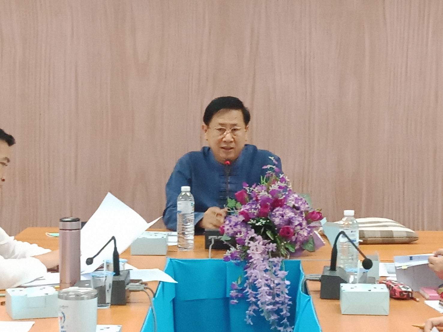 ประชุมเจ้าหน้าที่พัฒนาชุมชน สำนักงานพัฒนาชุมชนจังหวัดน่าน