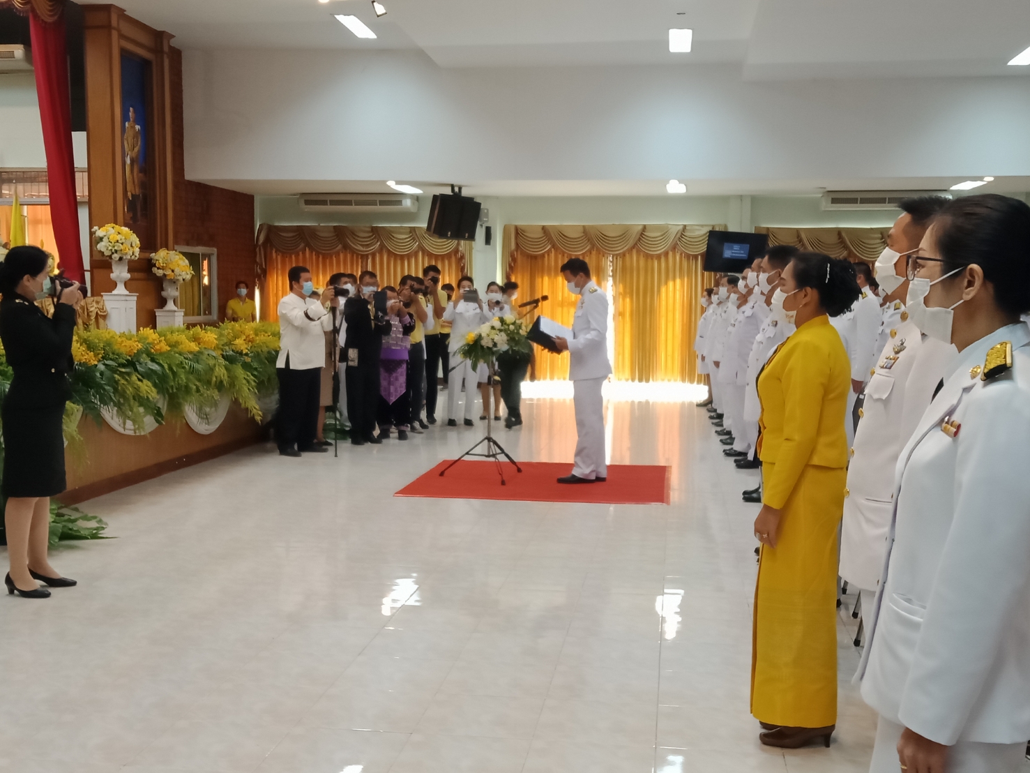 @น่าน : ร่วมพิธีถวายราชสักการะน้อมรำลึกพระมหากรุณาธิคุณ เนื่องในวันพระบิดาแห่งฝนหลวง ประจำปี 2563