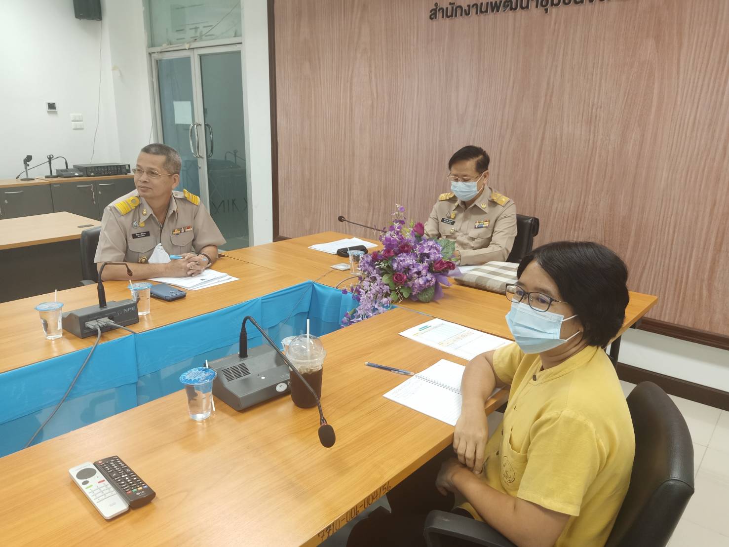 @น่าน : พช.น่าน ร่วมรับฟังการประชุมกรมการพัฒนาชุมชน ครั้งที่ 10/2563 ผ่านระบบวีดิทัศน์ทางไกล (Video Conference)