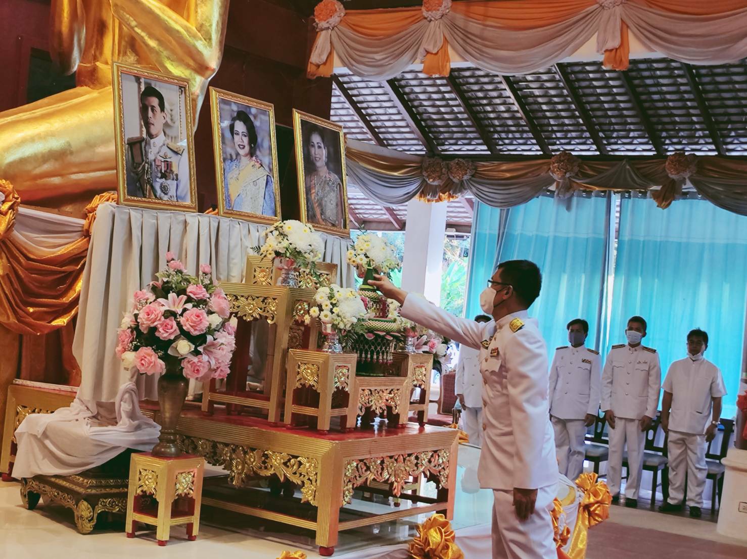 @น่าน : พช.น่าน ร่วมพิธีสวดเจริญมหามงคลรวมศาสนา 3 ธันวาคม 2563