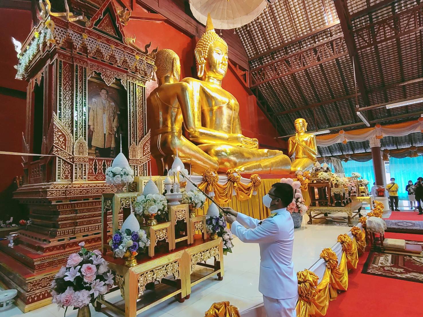 @น่าน : พช.น่าน ร่วมพิธีสวดเจริญมหามงคลรวมศาสนา 3 ธันวาคม 2563