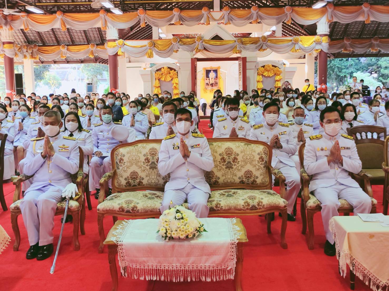 @น่าน : พช.น่าน ร่วมพิธีสวดเจริญมหามงคลรวมศาสนา 3 ธันวาคม 2563