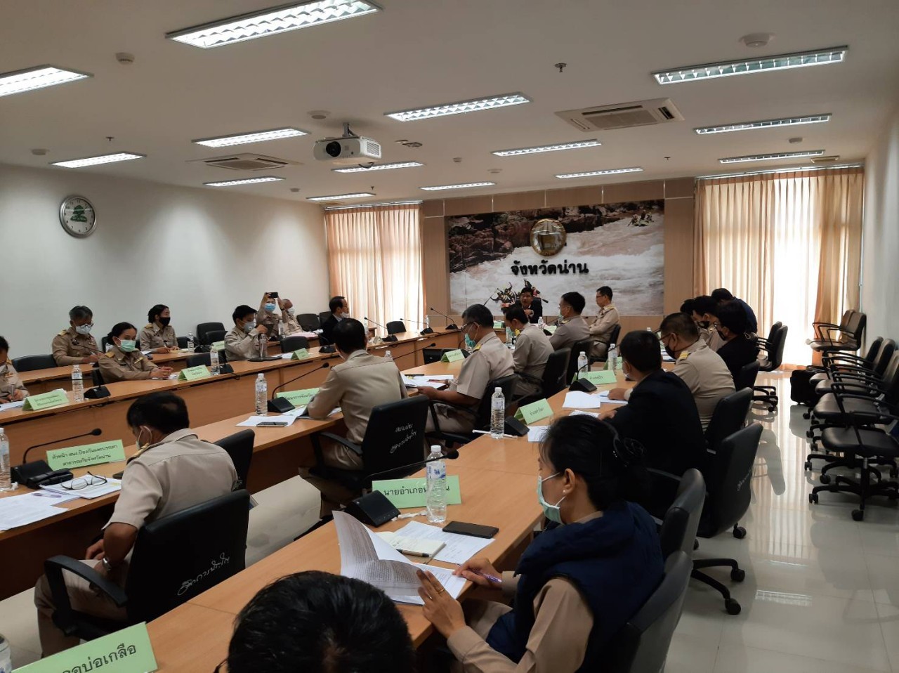 @น่าน : ผู้ตรวจราชการกระทรวงมหาดไทย (นายโชคดี อมรวัฒน์) ตรวจราชการในพื้นที่จังหวัดน่าน