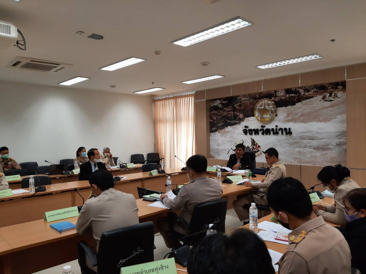 @น่าน : ผู้ตรวจราชการกระทรวงมหาดไทย (นายโชคดี อมรวัฒน์) ตรวจราชการในพื้นที่จังหวัดน่าน