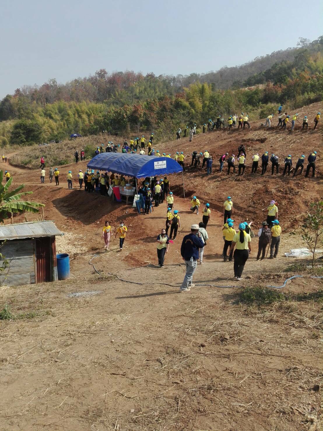 พช.น่าน ร่วมกิจกรรมจิตอาสาพระราชทาน และกิจกรรมเอามื้อสามัคคี