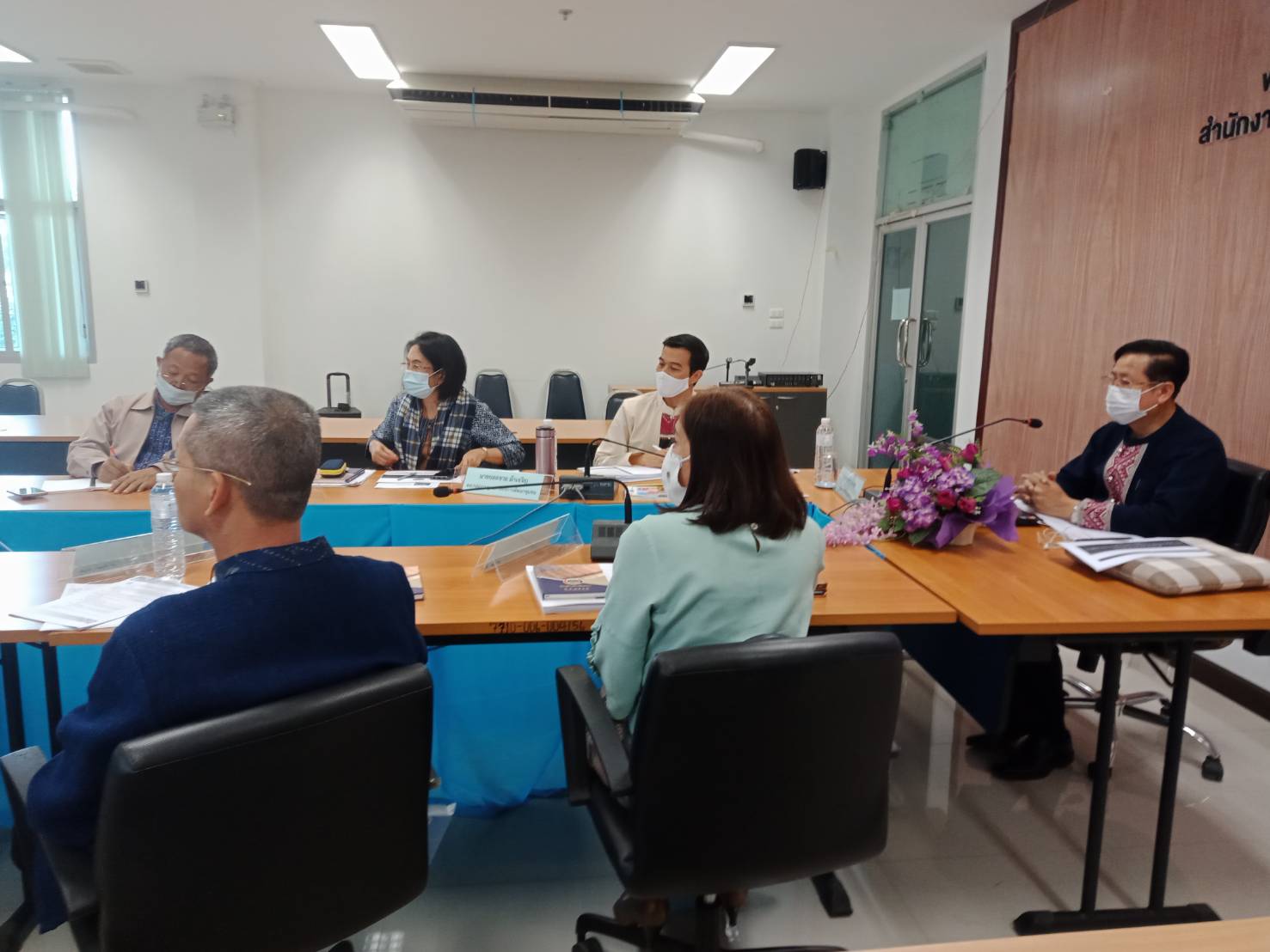 @น่าน : ร่วมประชุมเชิงปฏิบัติการตรวจติดตามผลการดำเนินงานของหน่วยรับตรวจรายไตรมาส ครั้งที่ 1/2564