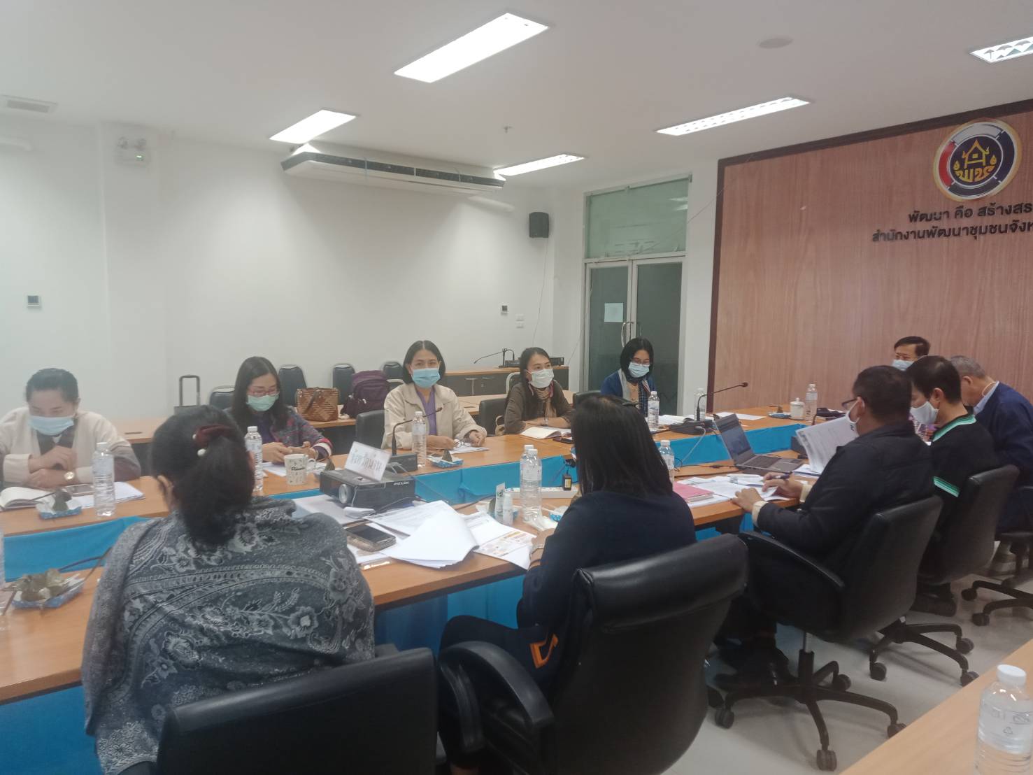 @น่าน : ประชุมคณะทำงานบริหารยุทธศาสตร์การพัฒนาชุมชน จังหวัดน่าน ครั้งที่ 1/2564