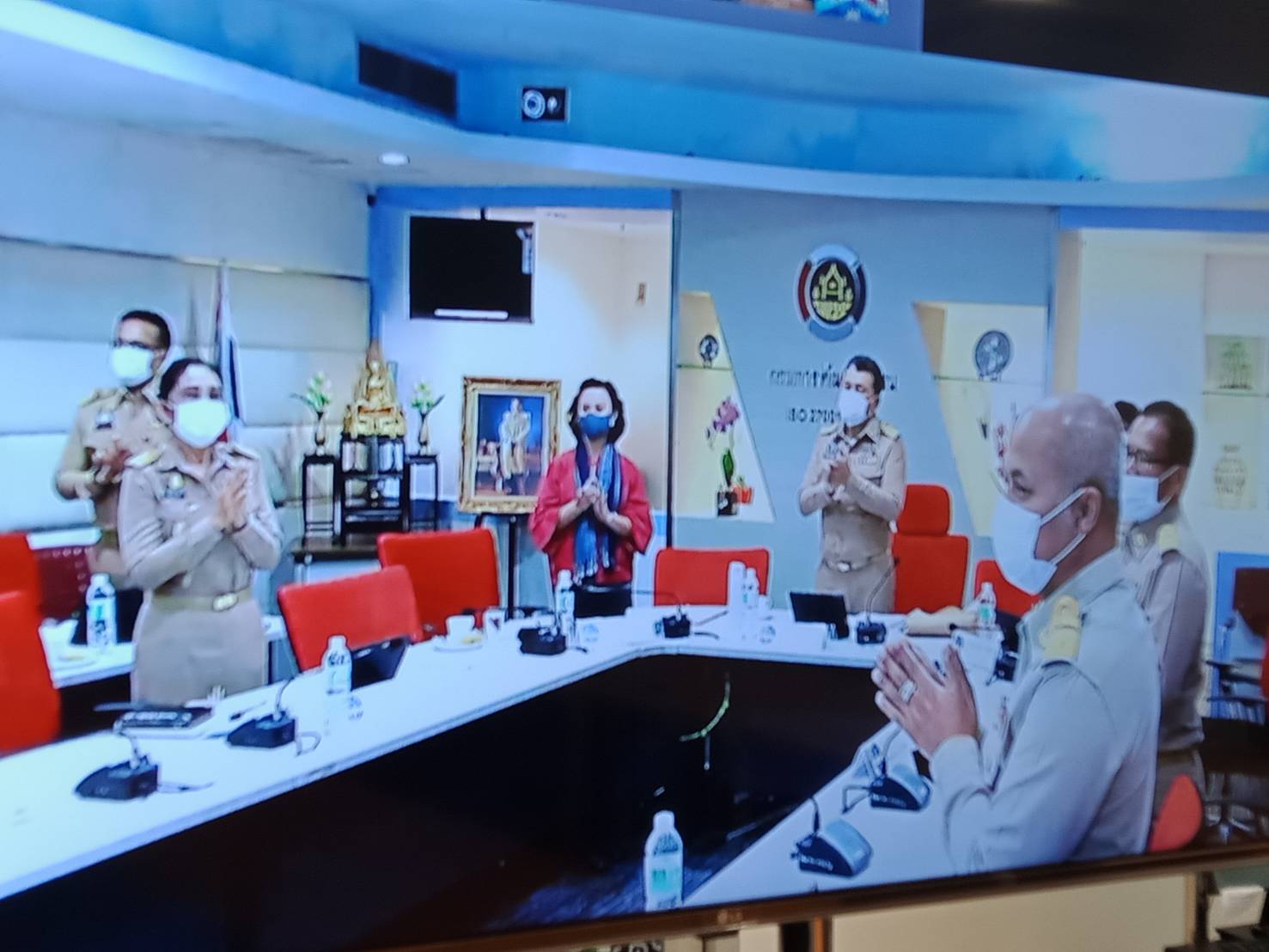 @น่าน : ร่วมประชุมกรมการพัฒนาชุมชน ครั้งที่ 1/2564 ผ่านระบบวีดีทัศน์ทางไกล (Video Conference)