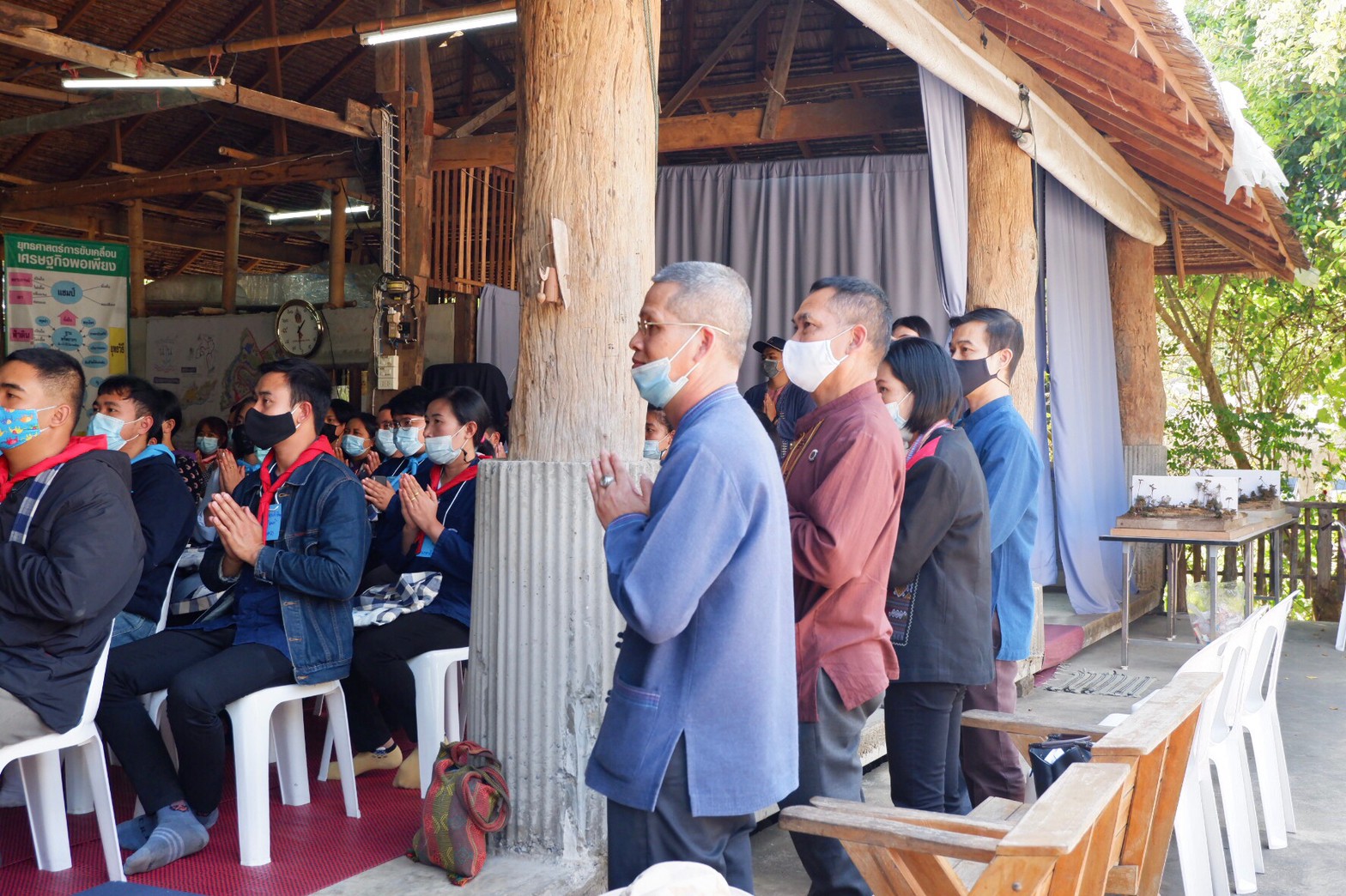 พช.น่าน : อบรมเพิ่มทักษะระยะสั้นการพัฒนากสิกรรมสู่ระบบเศรษฐกิจพอเพียง รูปแบบ โคก หนอง นา โมเดล รุ่นที่ 1