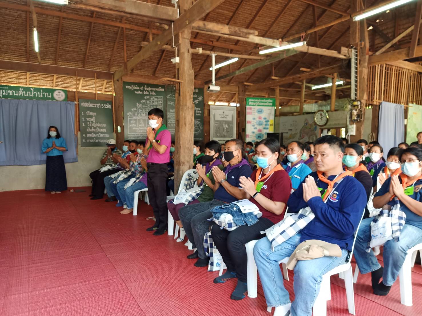 พช.น่าน : อบรมเพิ่มทักษะระยะสั้นการพัฒนากสิกรรมสู่ระบบเศรษฐกิจพอเพียง รูปแบบ โคก หนอง นา โมเดล รุ่นที่ 3