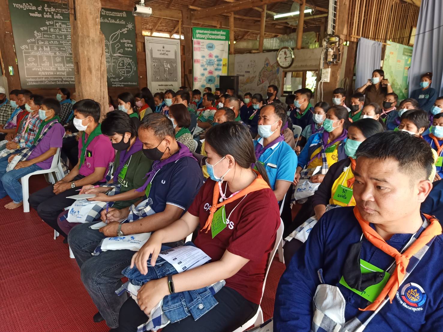 พช.น่าน : อบรมเพิ่มทักษะระยะสั้นการพัฒนากสิกรรมสู่ระบบเศรษฐกิจพอเพียง รูปแบบ โคก หนอง นา โมเดล รุ่นที่ 3