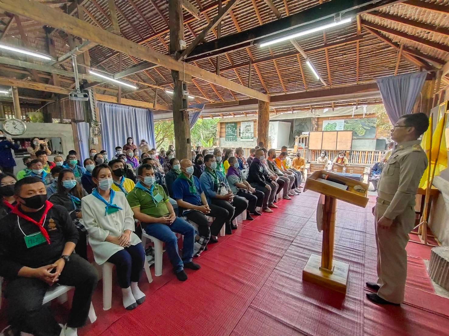 พช.น่าน : อบรมเพิ่มทักษะระยะสั้นการพัฒนากสิกรรมสู่ระบบเศรษฐกิจพอเพียง รูปแบบ โคก หนอง นา โมเดล รุ่นที่ 4