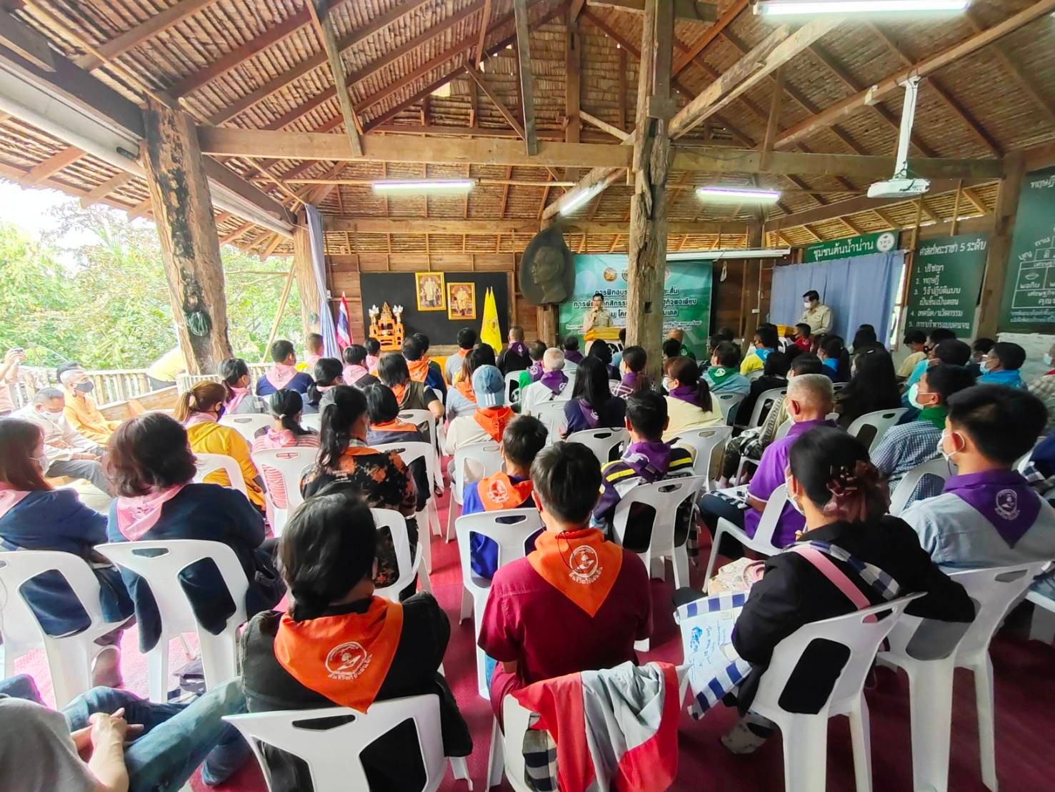 พช.น่าน : อบรมเพิ่มทักษะระยะสั้นการพัฒนากสิกรรมสู่ระบบเศรษฐกิจพอเพียง รูปแบบ โคก หนอง นา โมเดล รุ่นที่ 4