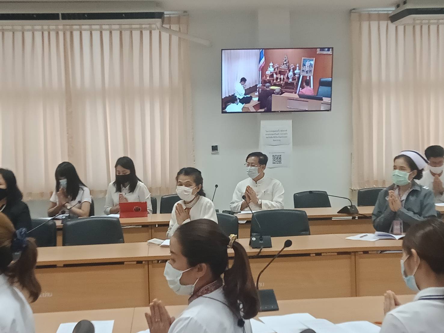 น่าน : พช.น่านร่วมกิจกรรมส่งเสริมคุณธรรมจริยธรรม เพื่อเพิ่มประสิทธิภาพในการปฏิบัติงานของบุคลากร   