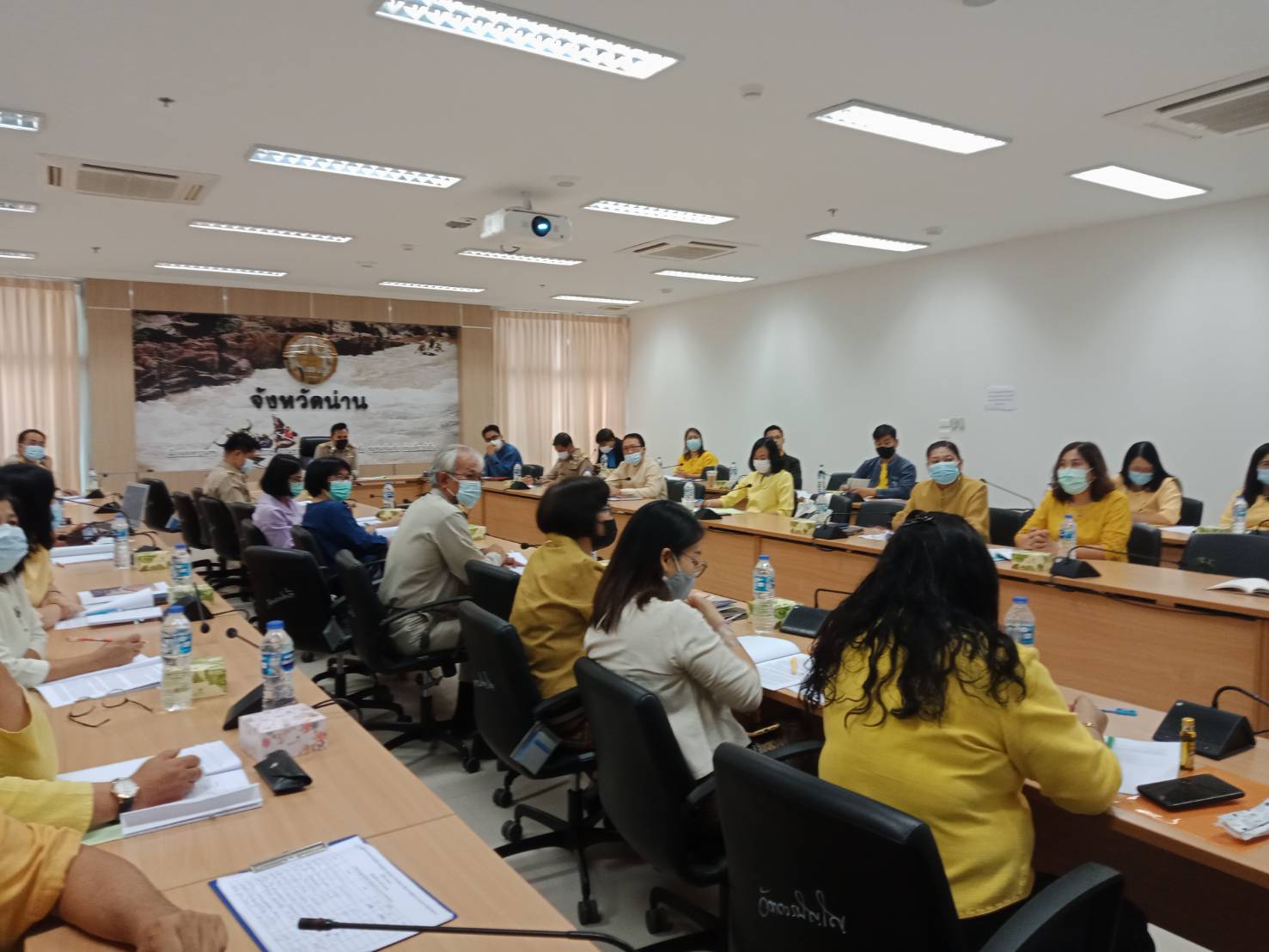 @น่าน : ประชุมเชิงปฏิบัติการทีมปฏิบัติการสนับสนุนการขับเคลื่อนการพัฒนาเศรษฐกิจฐานรากและประชารัฐจังหวัดน่าน ครั้งที่ 1/2564