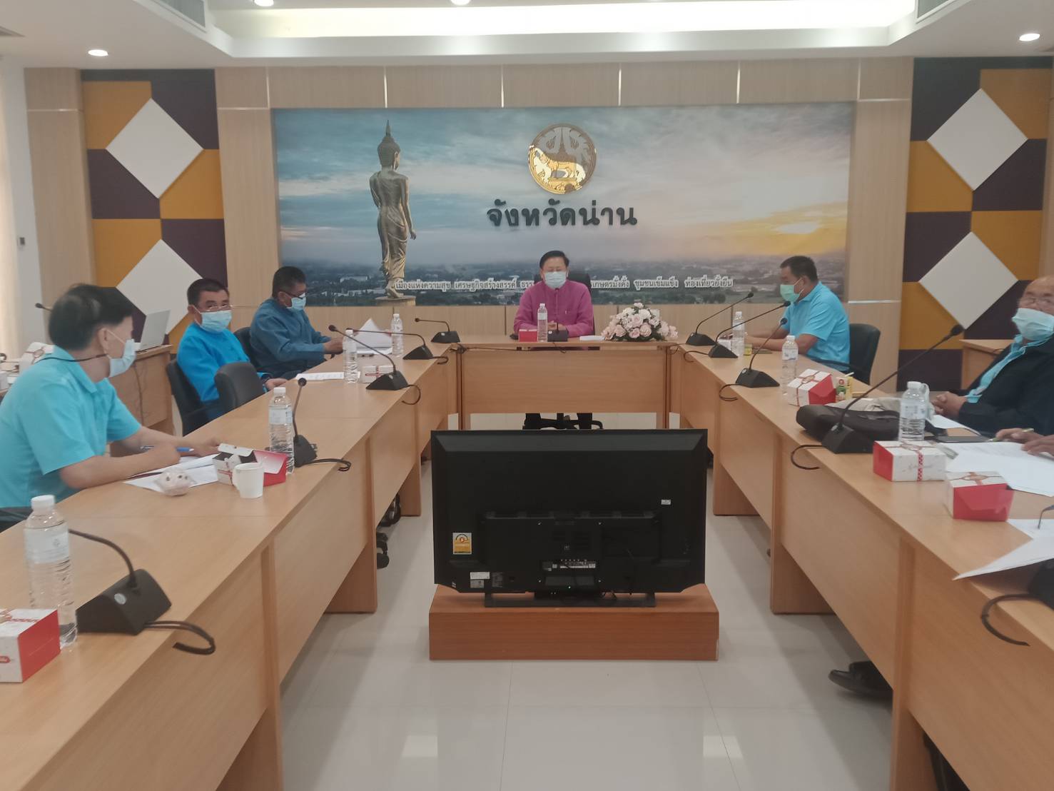 @น่าน : ประชุมเชิงปฏิบัติการพัฒนาเครือข่ายกองทุนแม่ของแผ่นดิน จังหวัดน่าน ประจำปีงบประมาณ พ.ศ. 2564