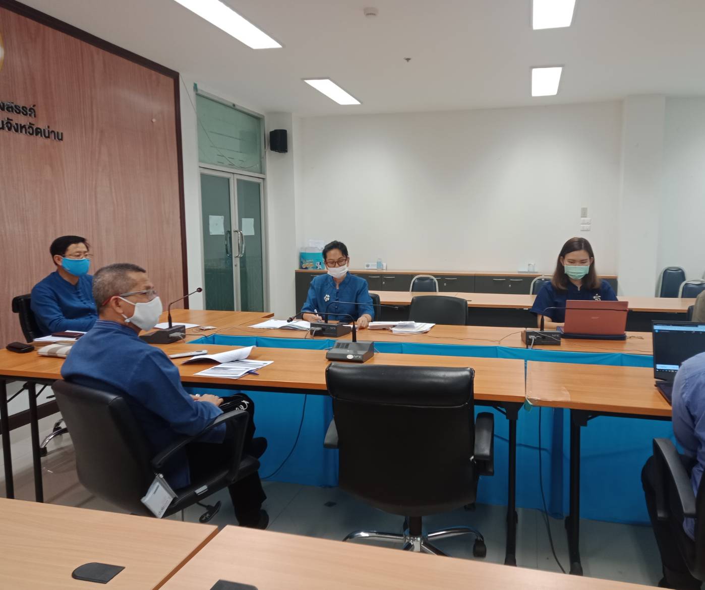 พช.น่าน : ร่วมการประชุมกรมการพัฒนาชุมชน ครั้งที่ 4/2564 ผ่านระบบวีดีทัศน์ทางไกล (Video Conference)