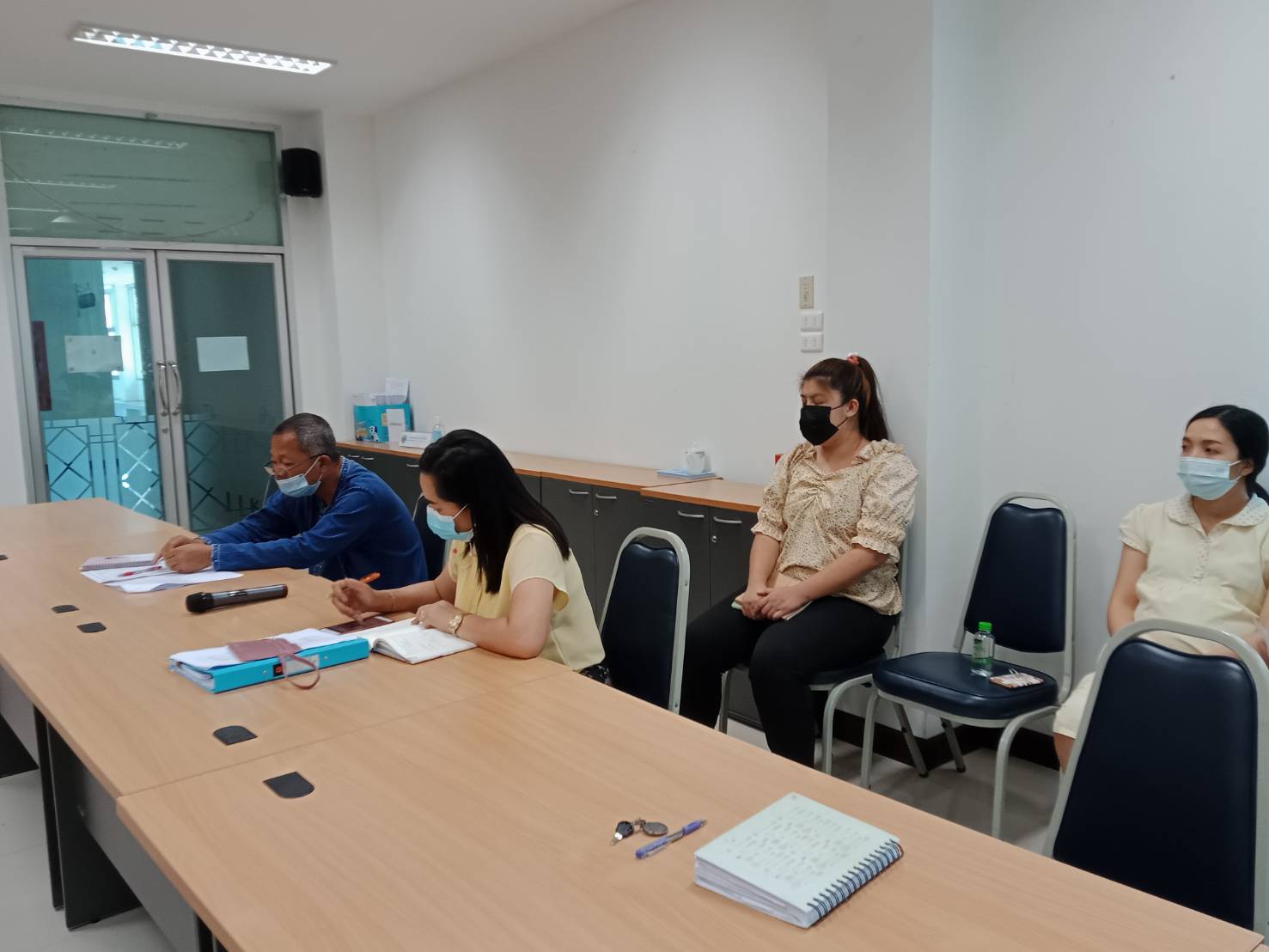 พช.น่าน : ประชุมเจ้าหน้าที่พัฒนาชุมชน สำนักงานพัฒนาชุมชนจังหวัดน่าน