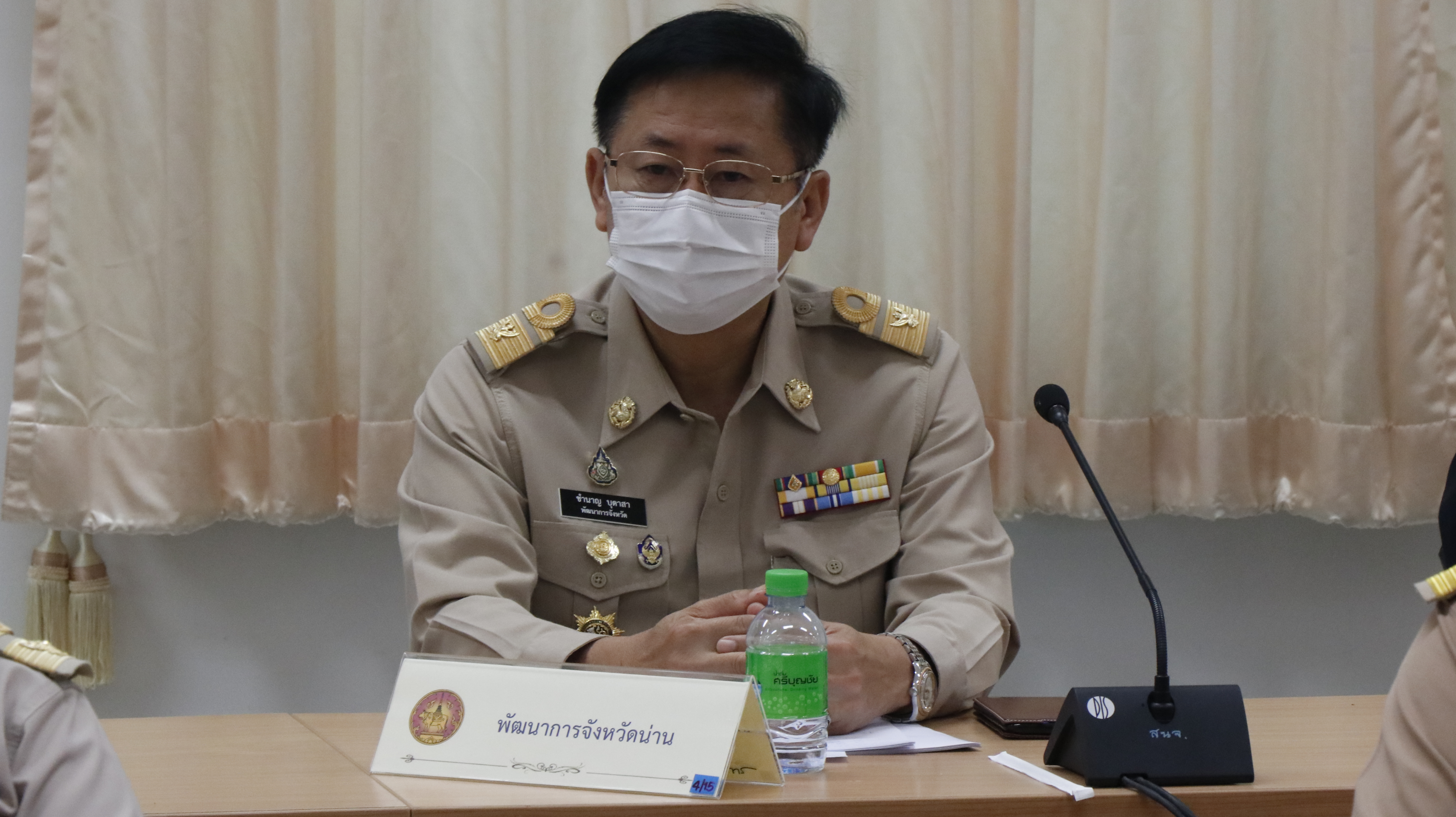 พัฒนาการจังหวัดน่าน ร่วมประชุมหัวหน้าส่วนราชการจังหวัดน่านประจำเดือนพฤษภาคม 2564