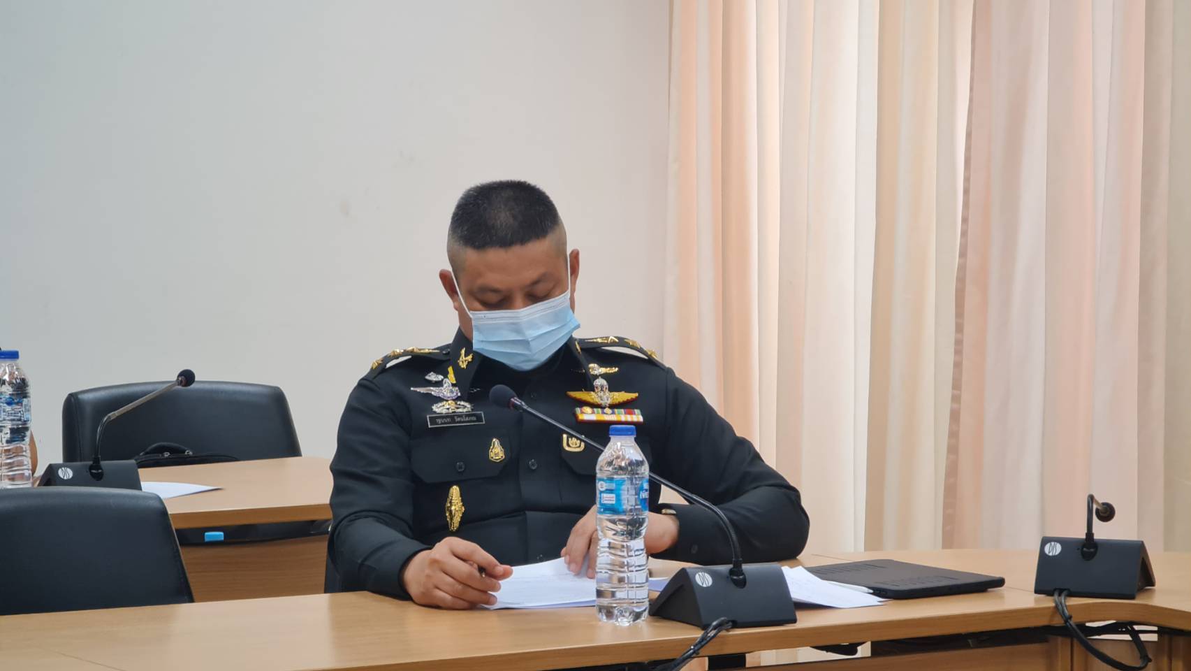 พัฒนาชุมชนจังหวัดน่าน@ ประชุมติดตามความก้าวหน้าพื้นที่ต้นแบบการพัฒนาคุณภาพชีวิตามหลักทฤษฎีใหม่ ประยุกต์สู่ “โคก หนอง นา โมเดล” พัฒนาชุมชนน่าน