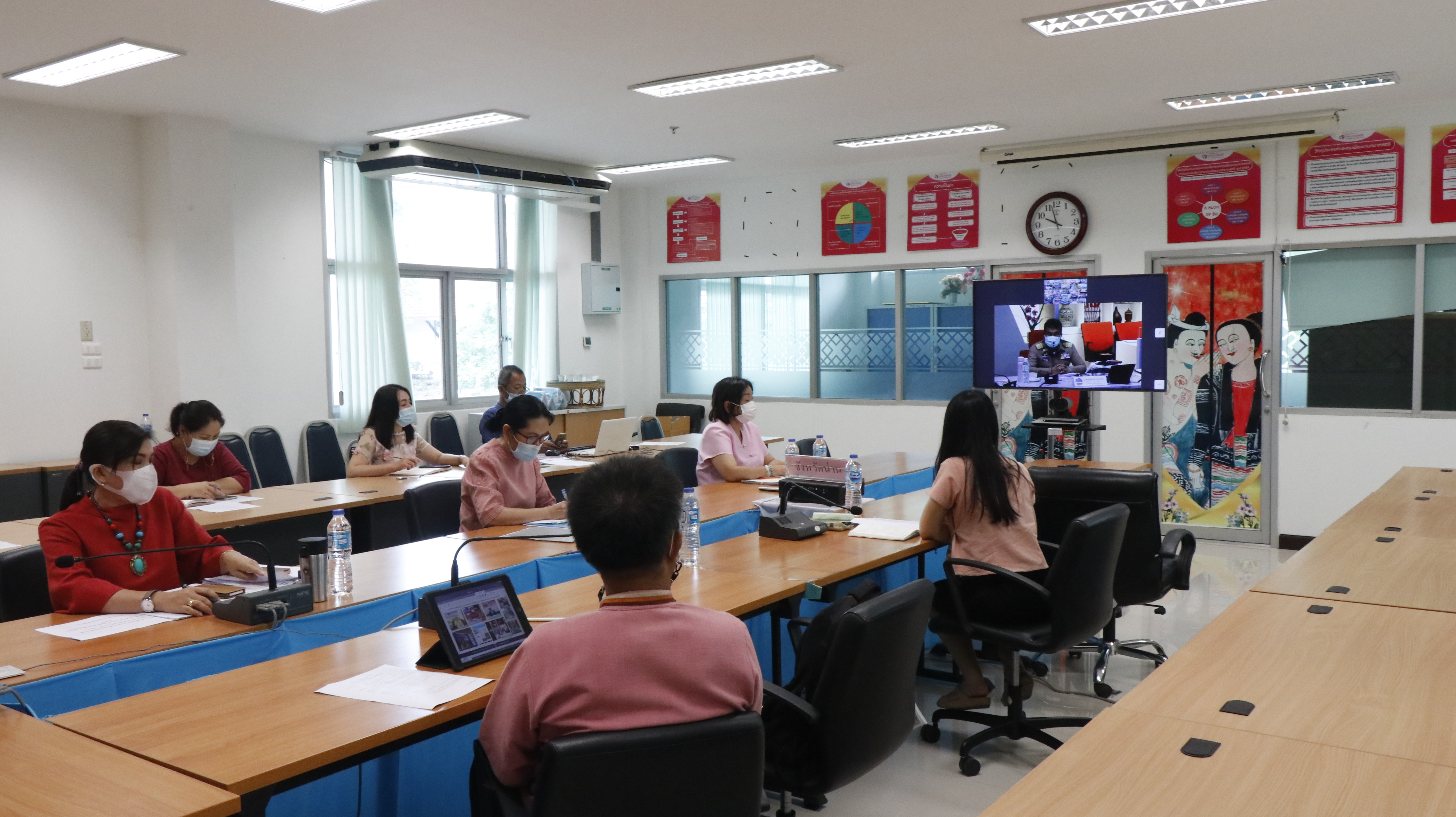 สำนักงานพัฒนาชุมชนจังหวัดน่านร่วมประชุมกรมการพัฒนาชุมชน ครั้งที่ 5/2564 ผ่านระบบวิดีทัศน์ทางไกล (Video Conference)