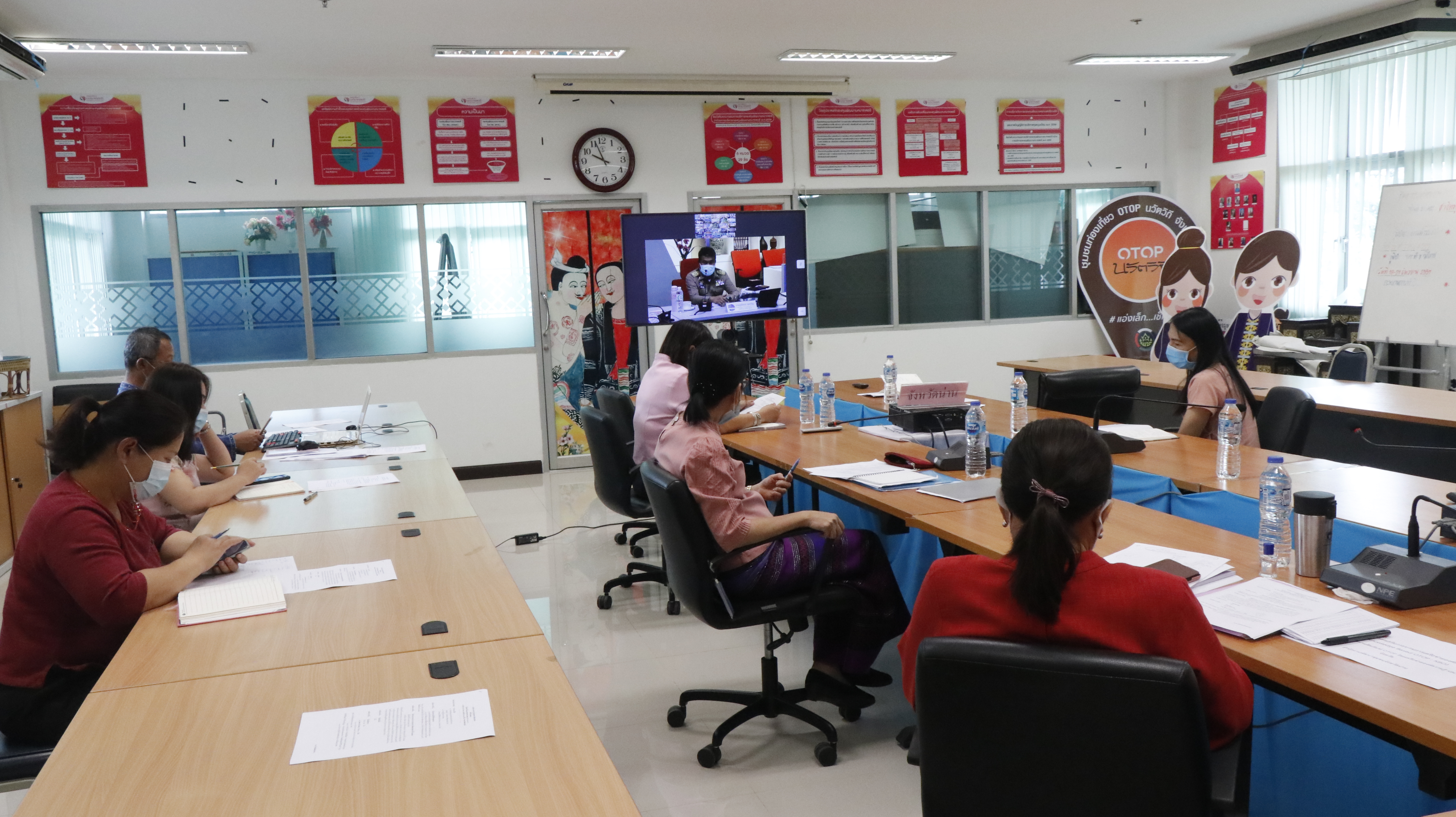 สำนักงานพัฒนาชุมชนจังหวัดน่านร่วมประชุมกรมการพัฒนาชุมชน ครั้งที่ 5/2564 ผ่านระบบวิดีทัศน์ทางไกล (Video Conference)