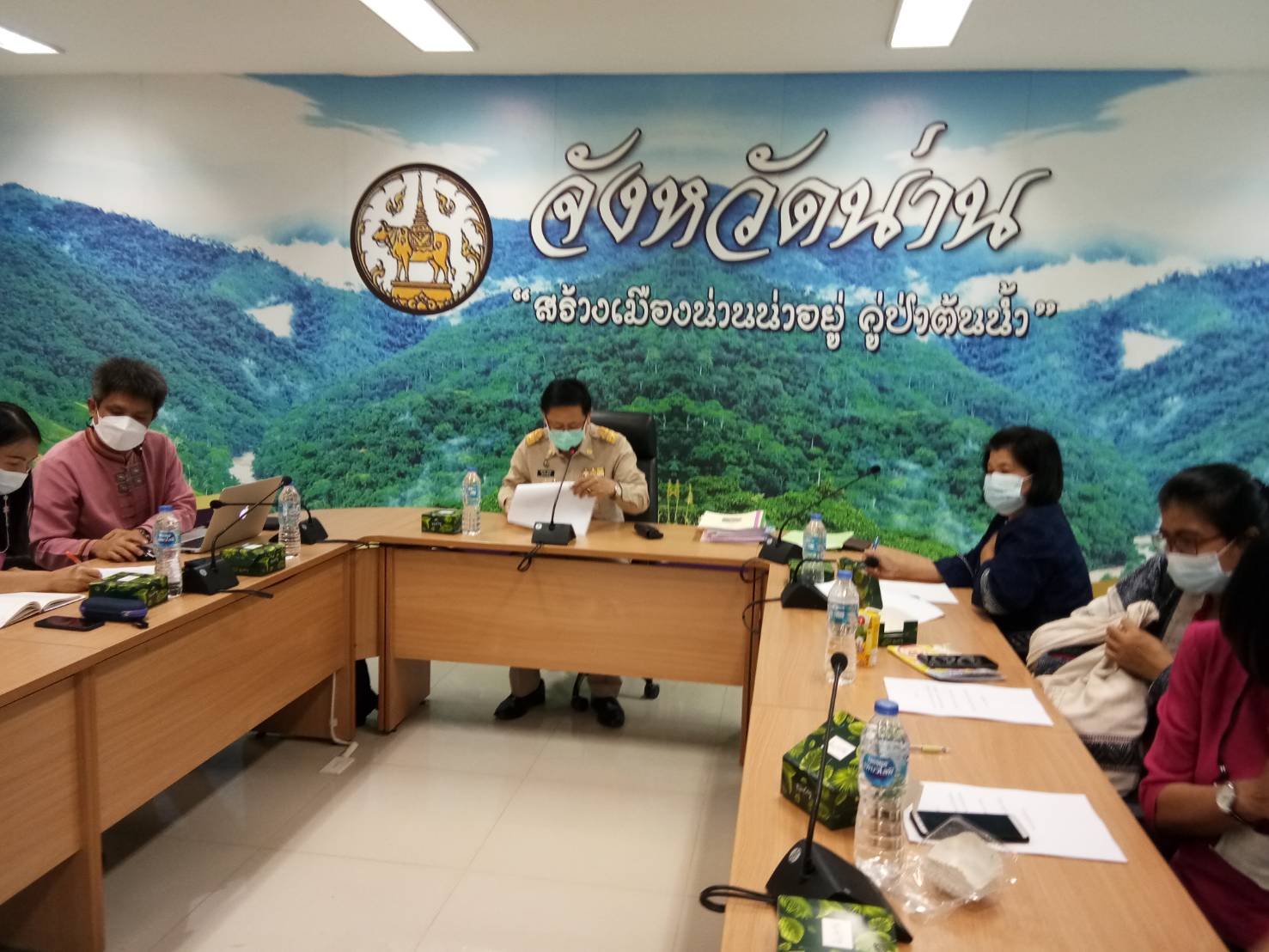 พช.น่าน ดำเนินการประชุมเชิงปฏิบัติการสนับสนุนการขับเคลื่อนการพัฒนาเศรษฐกิจฐานรากและประชารัฐจังหวัด