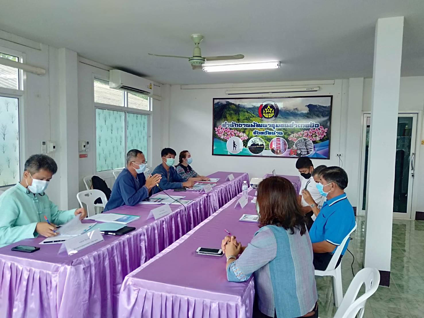 สำนักงานพัฒนาชุมชนจังหวัดน่าน ดำเนินการพิจารณากลั่นกรองการคัดสรรกิจกรรมพัฒนาชุมชนดีเด่นระดับจังหวัด ประจำปี 2564 รอบที่ 1 ประจำปี 2564