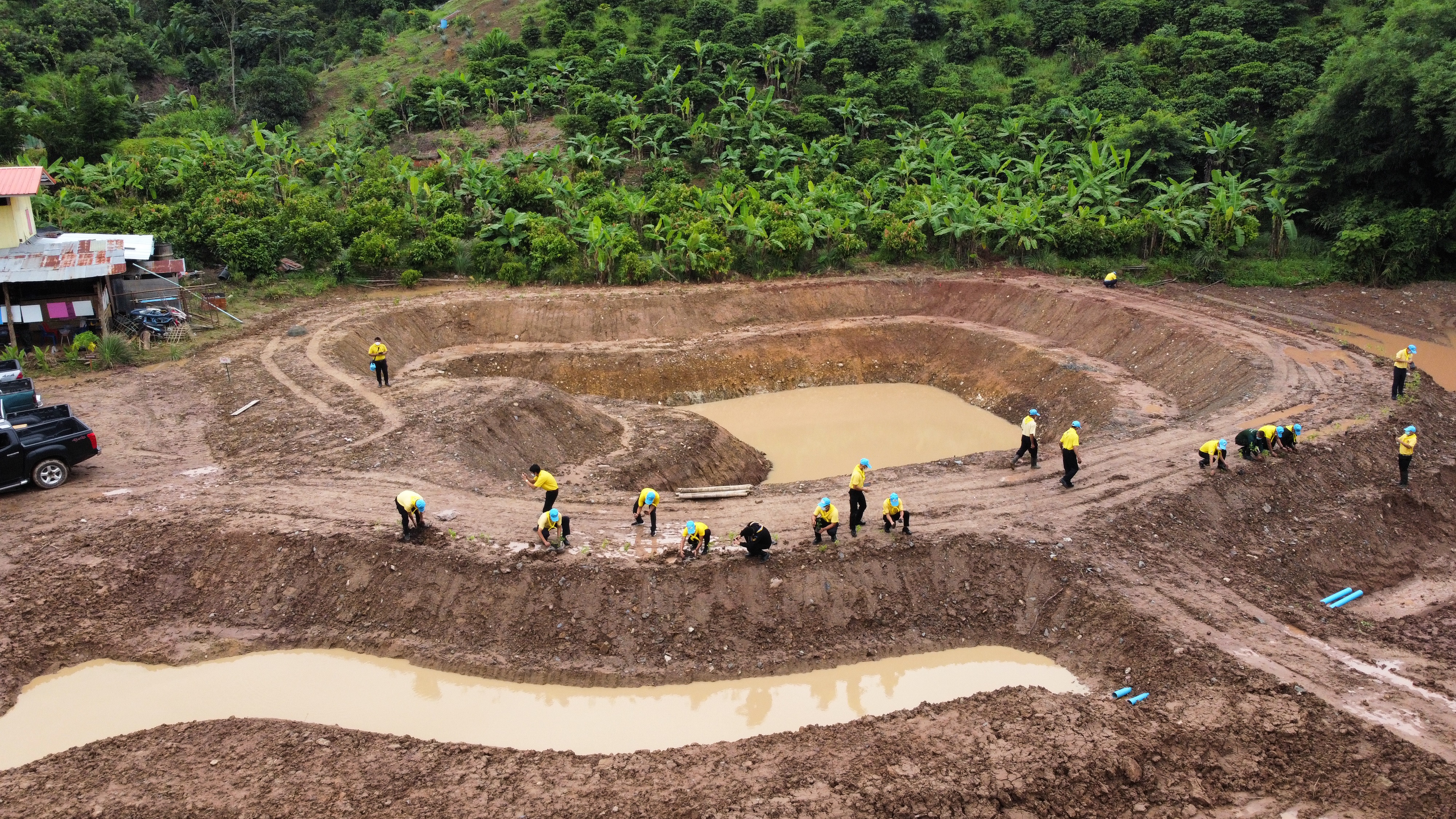 พช.น่าน@ จังหวัดน่าน รับมอบพื้นที่ โครงการพัฒนาพื้นที่ต้นแบบการพัฒนาคุณภาพชีวิตตามหลักทฤษฎีใหม่ ประยุกต์สู่ “โคก หนอง นา โมเดล”