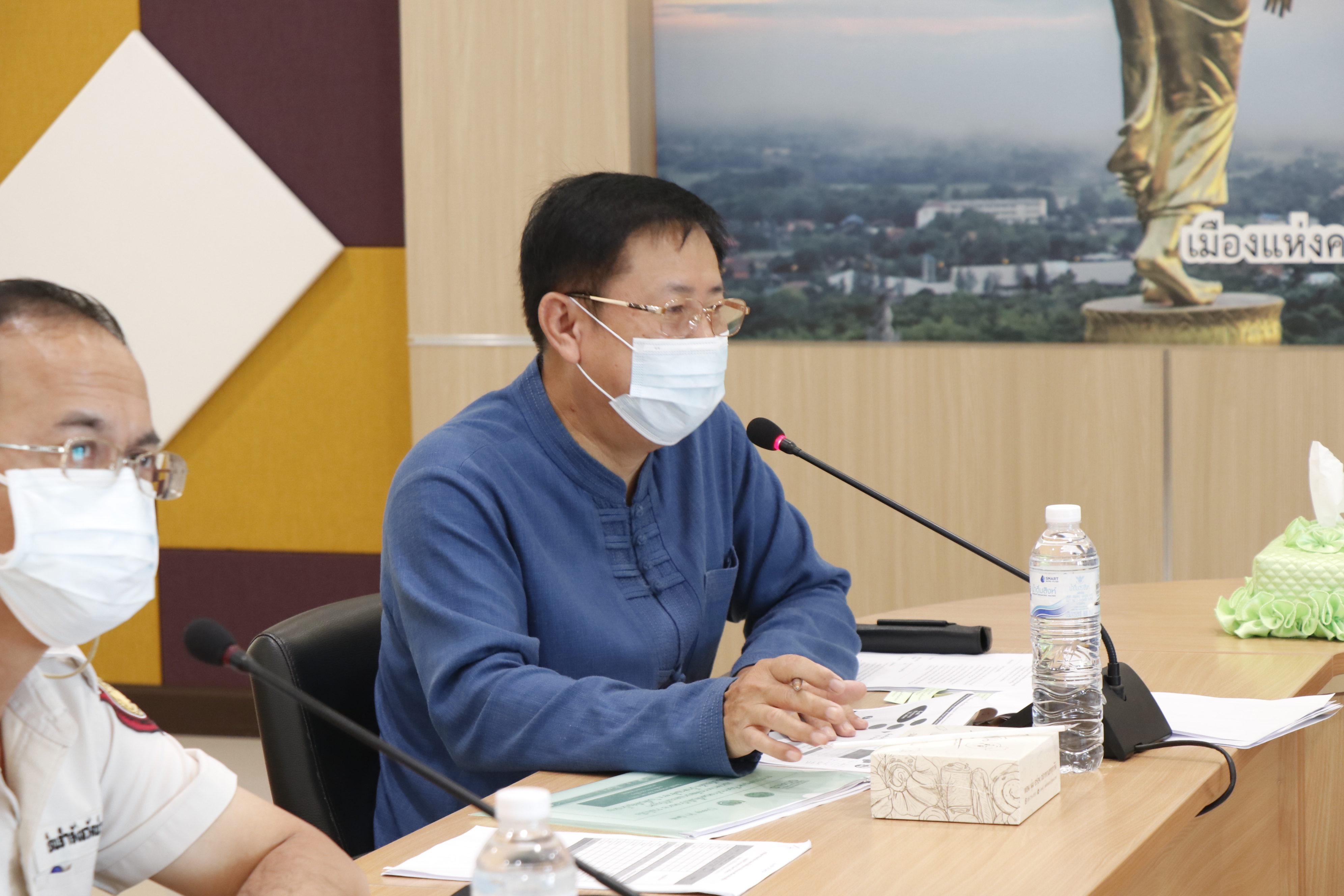 พช.น่าน ร่วมประชุม คณะกรรมการศูนย์บริหารงานการขับเคลื่อนการพัฒนาพื้นที่ต้นแบบการพัฒนาคุณภาพชีวิตตามหลักทฤษฎีใหม่ ประยุกต์สู่ “โคก หนอง นา โมเดล” ระดับจังหวัดและที่ปรึกษา