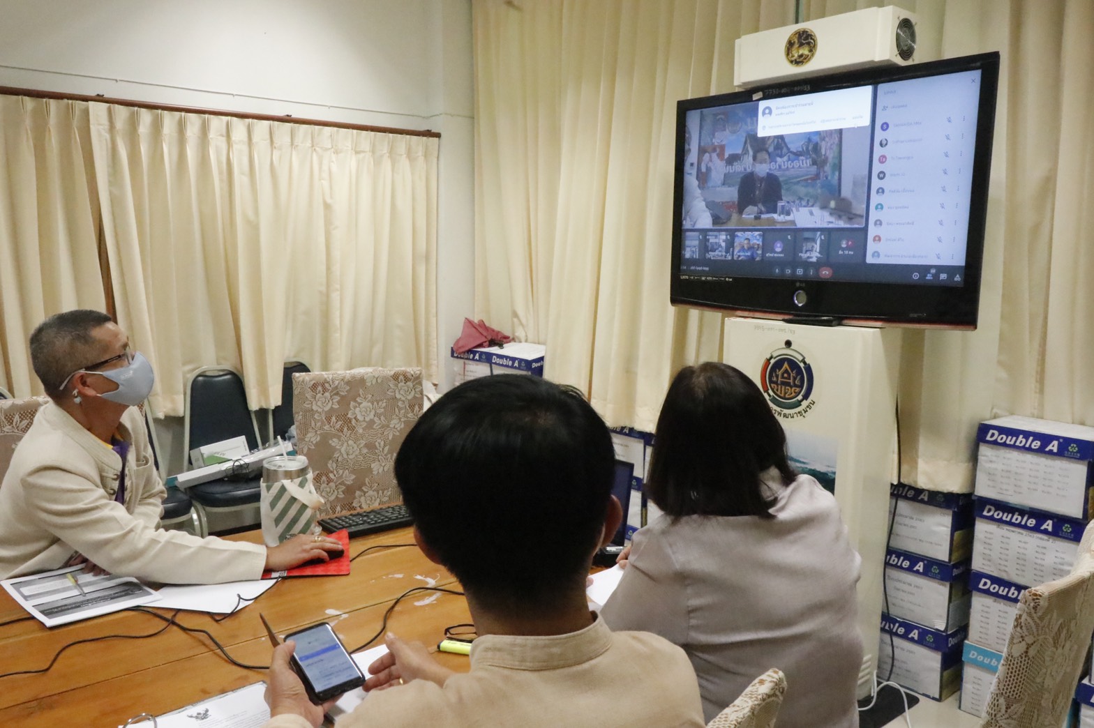 พช.น่าน ดำเนินการประชุมเตรียมความพร้อมการบริหารการจัดเก็บข้อมูลความจำเป็นพื้นฐาน (จปฐ.) และข้อมูลพื้นฐานระดับหมู่บ้าน (กชช. 2ค) ประจำปีงบประมาณ 2564 ผ่านระบบ Google Meet