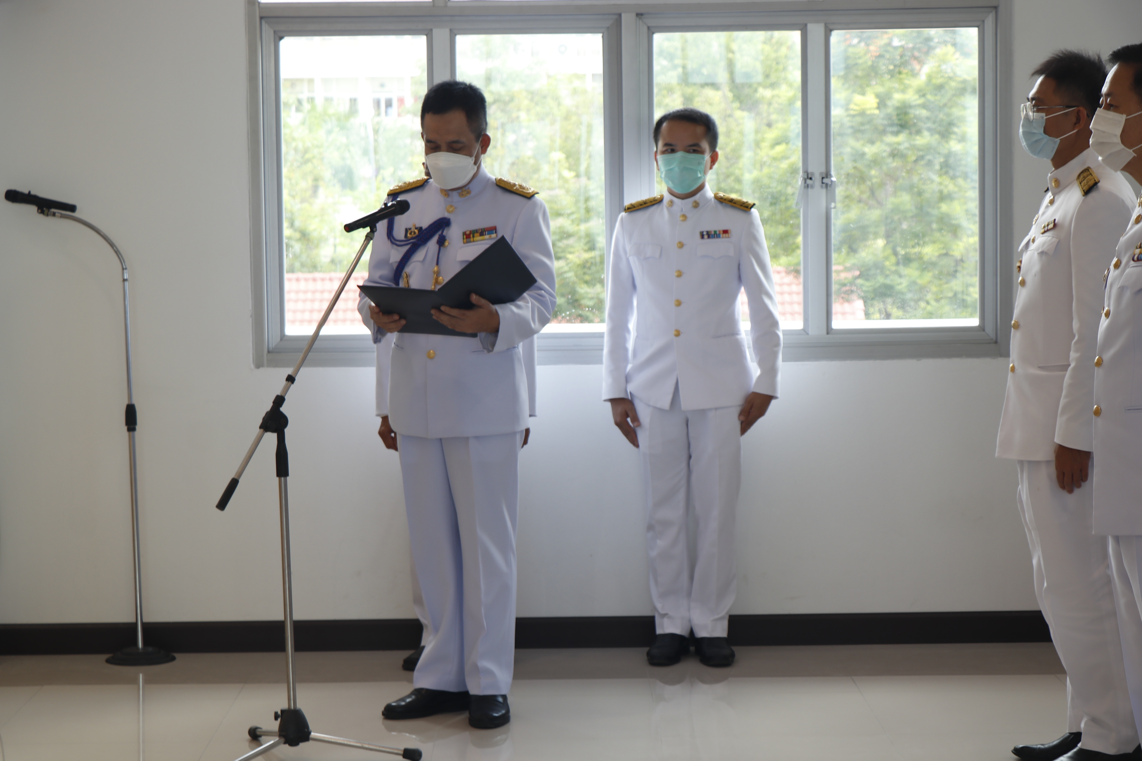 พช.น่าน ร่วมพิธีรับมอบเครื่องหมาย “รักษาดินแดนยิ่งชีพ”