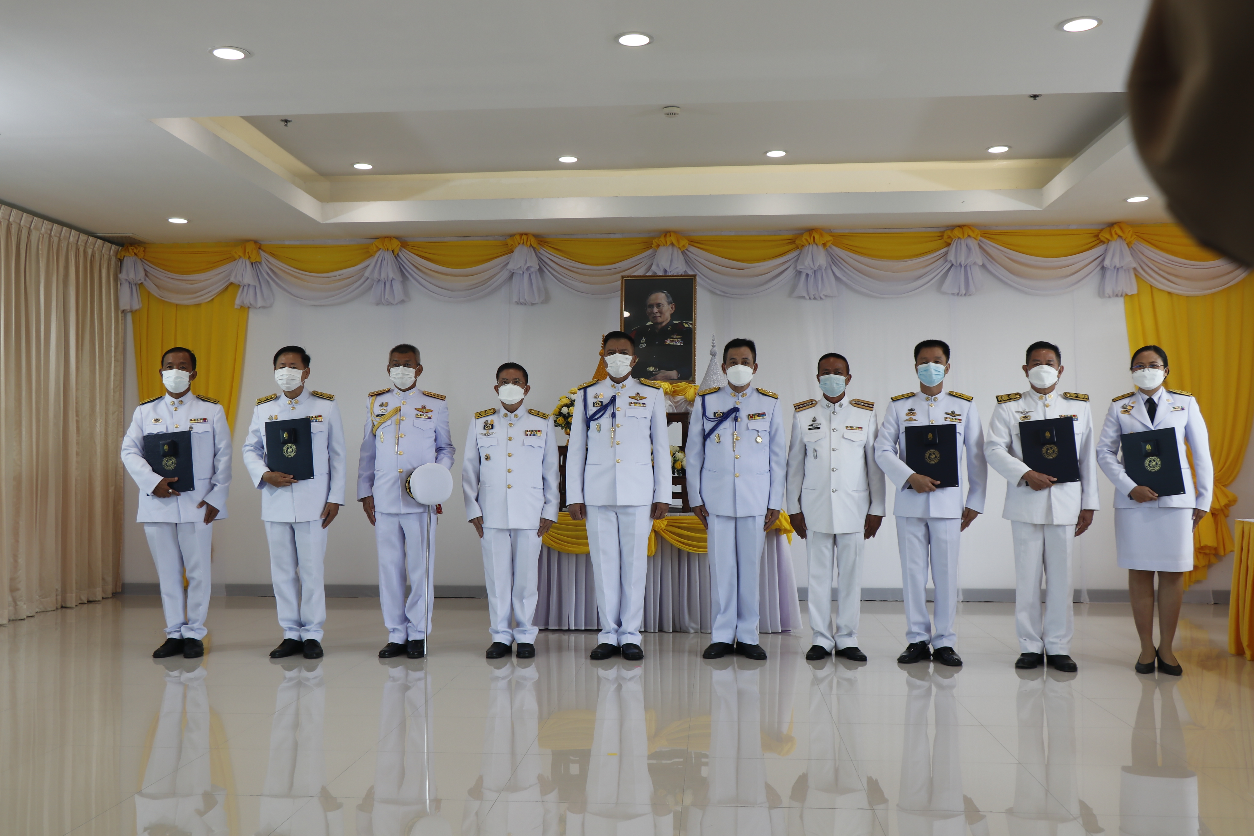 พช.น่าน ร่วมพิธีรับมอบเครื่องหมาย “รักษาดินแดนยิ่งชีพ”