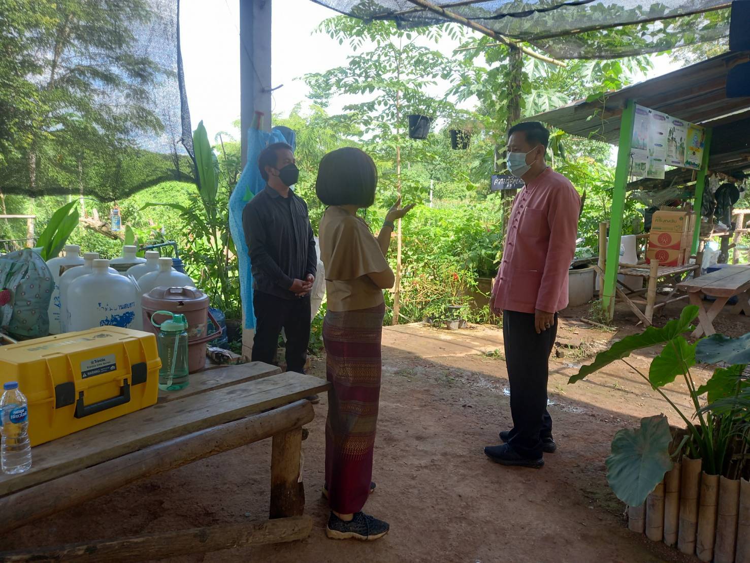 พช.น่าน ติดตามการดำเนินงานความก้าวหน้าการดำเนินงานโครงการพัฒนาพื้นที่ต้นแบบการพัฒนาคุณภาพชีวิตตามหลักทฤษฎีประยุกต์สู่ “โคก หนอง นา โมเดล”อำเภอภูเพียง