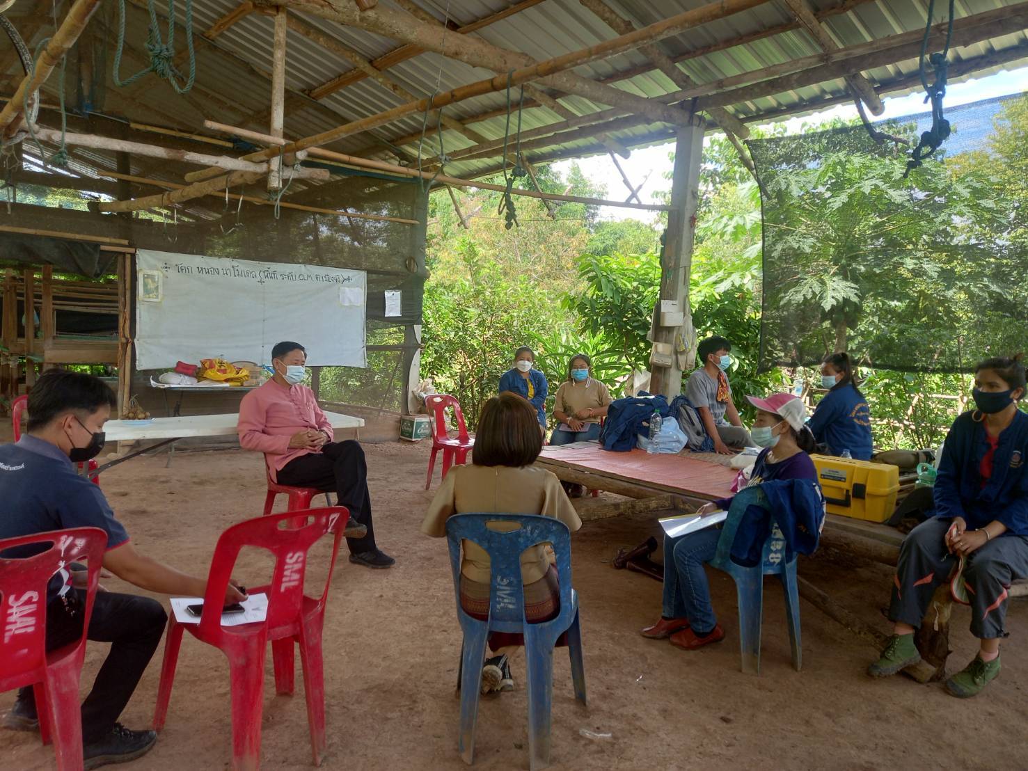 พช.น่าน ติดตามการดำเนินงานความก้าวหน้าการดำเนินงานโครงการพัฒนาพื้นที่ต้นแบบการพัฒนาคุณภาพชีวิตตามหลักทฤษฎีประยุกต์สู่ “โคก หนอง นา โมเดล”อำเภอภูเพียง
