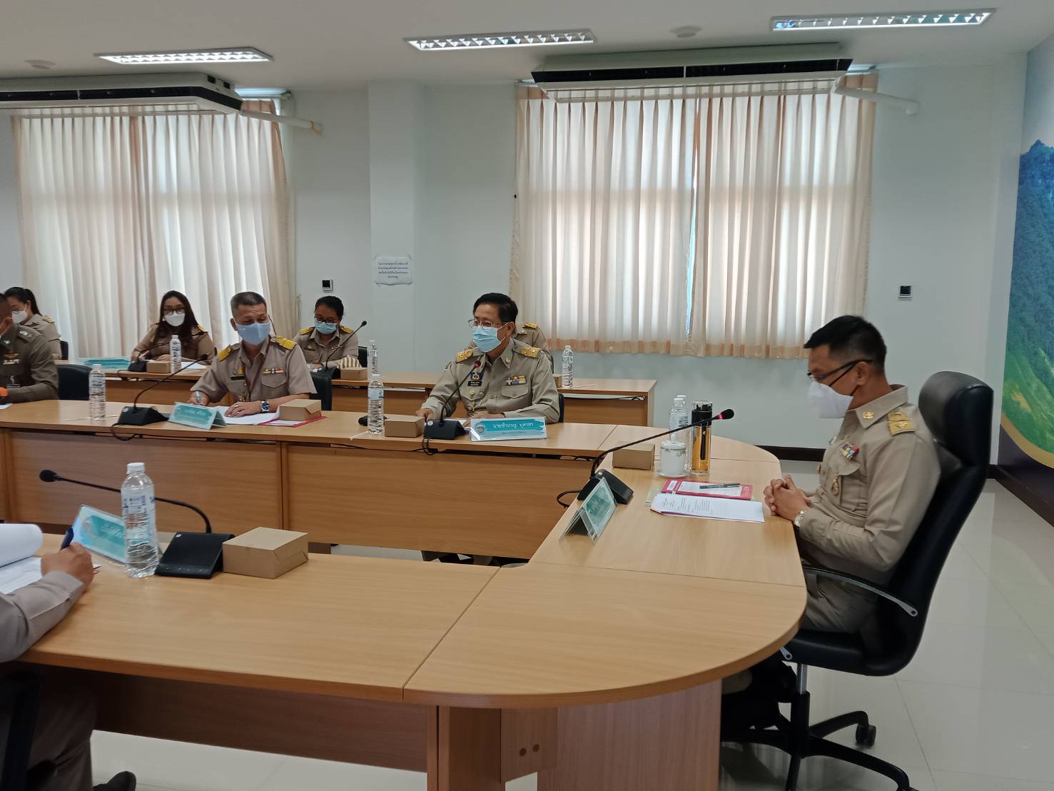 จังหวัดน่าน ประชุมคณะทำงานบริหารการจัดเก็บข้อมูลความจำเป็นพื้นฐาน(จปฐ.) และข้อมูลพื้นฐานระดับหมู่บ้าน(กชช.2ค) ปี 2564 ระดับจังหวัด