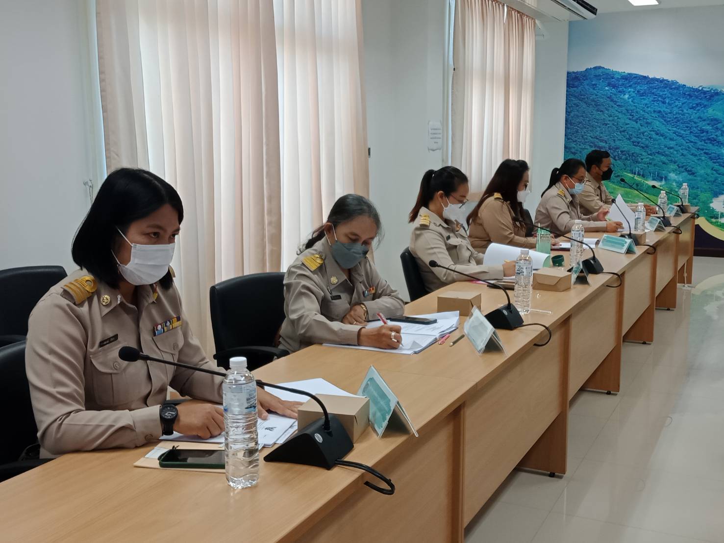 จังหวัดน่าน ประชุมคณะทำงานบริหารการจัดเก็บข้อมูลความจำเป็นพื้นฐาน(จปฐ.) และข้อมูลพื้นฐานระดับหมู่บ้าน(กชช.2ค) ปี 2564 ระดับจังหวัด