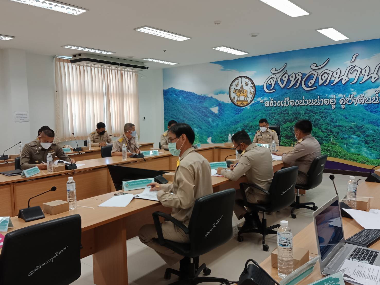 จังหวัดน่าน ประชุมคณะทำงานบริหารการจัดเก็บข้อมูลความจำเป็นพื้นฐาน(จปฐ.) และข้อมูลพื้นฐานระดับหมู่บ้าน(กชช.2ค) ปี 2564 ระดับจังหวัด